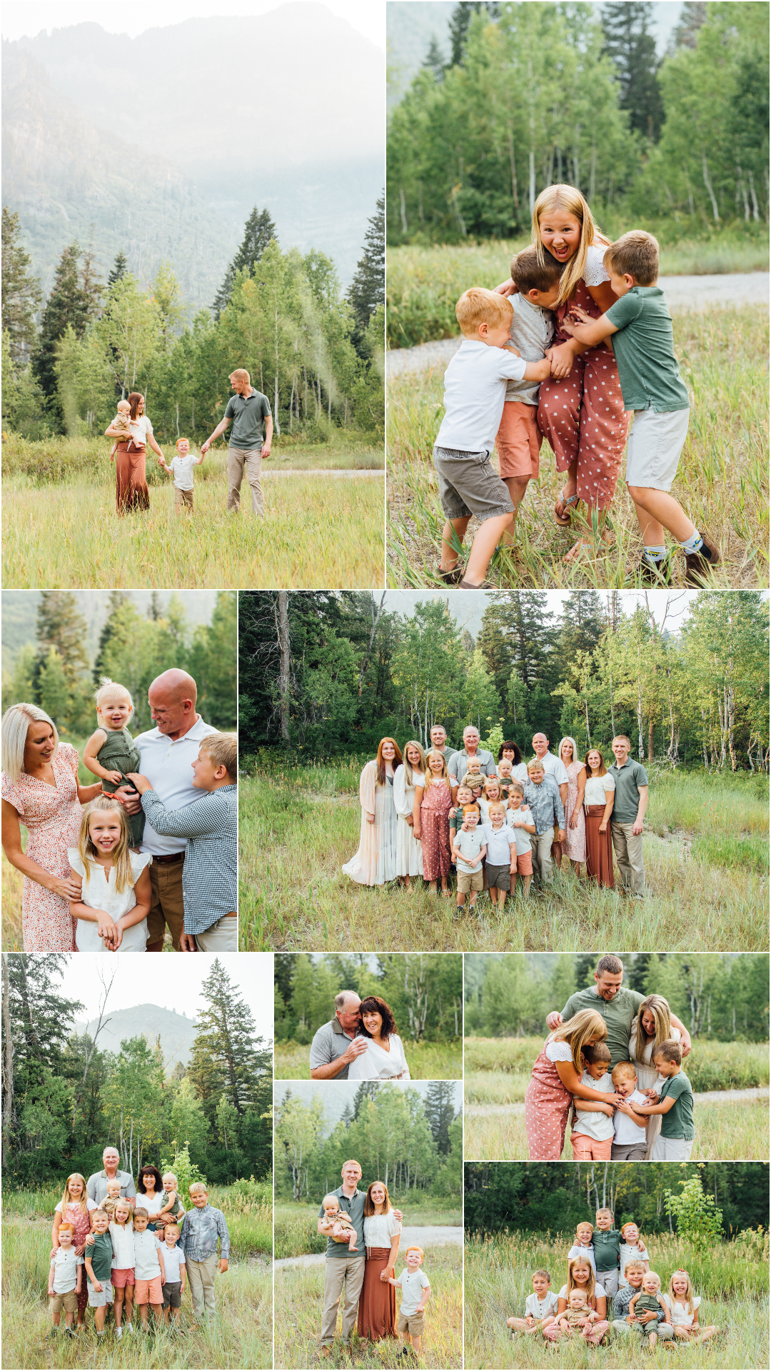Aspen Grove Provo Extended Family Photographer
