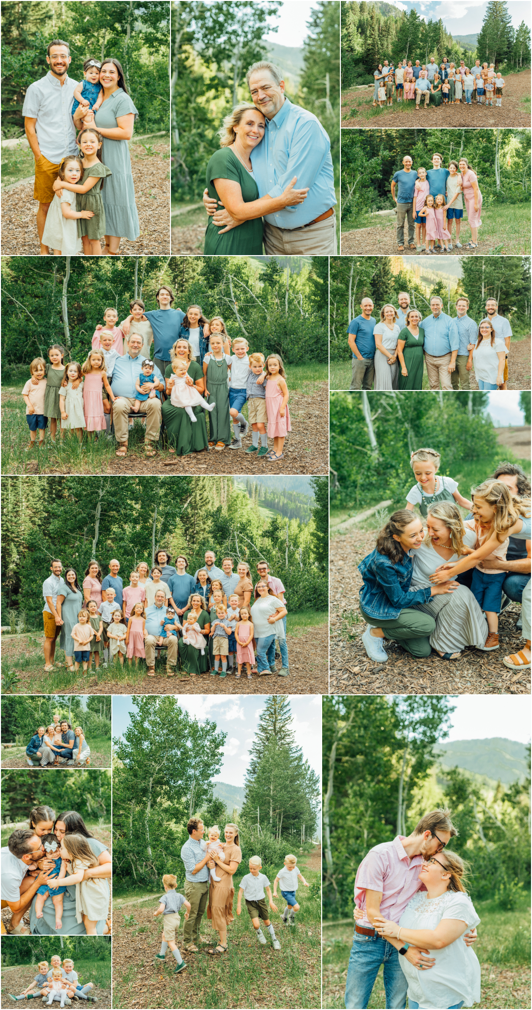Little Cottonwood Canyon Utah - Extended Family Photographer