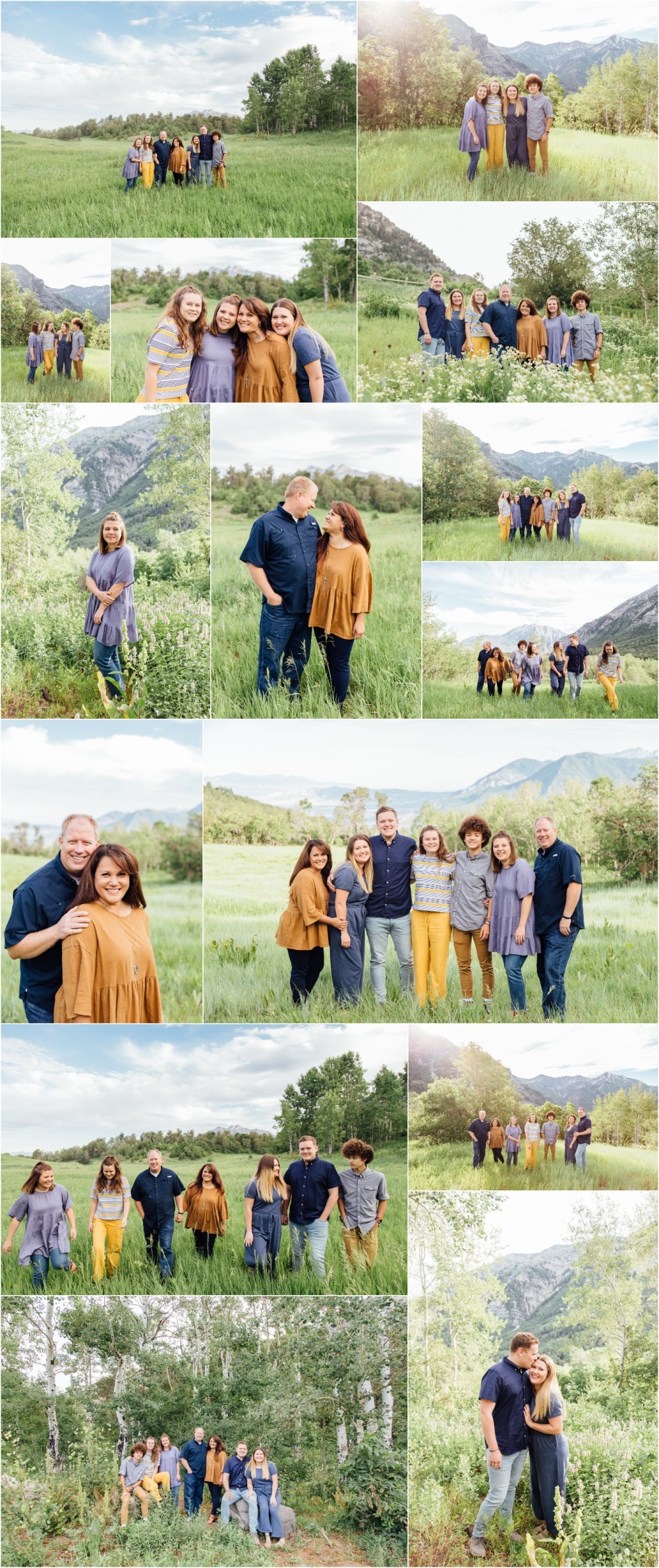 Provo Canyon Extended Family Photographer