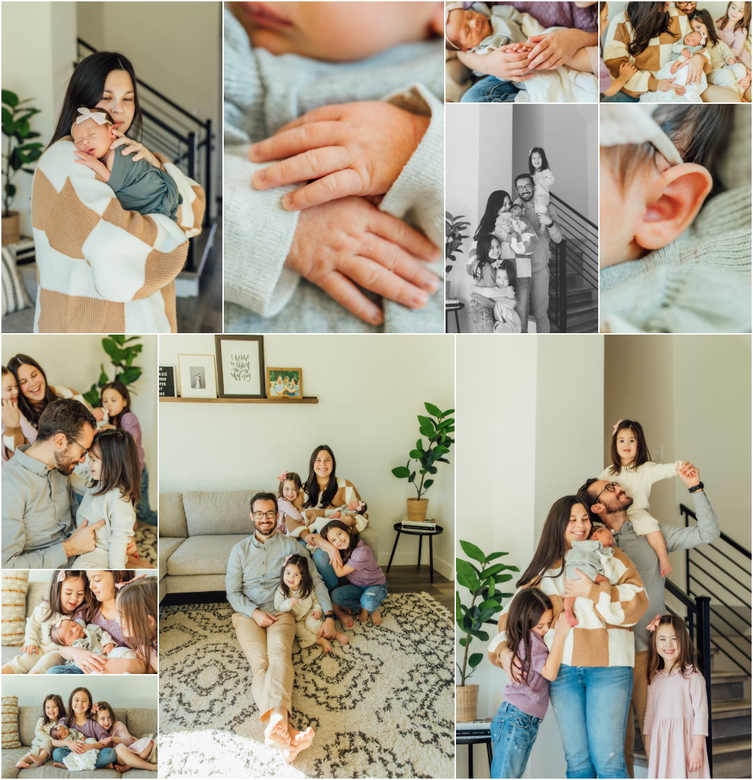 Provo Utah Newborn Photographer - In Home Lifestyle Newborn Pictures