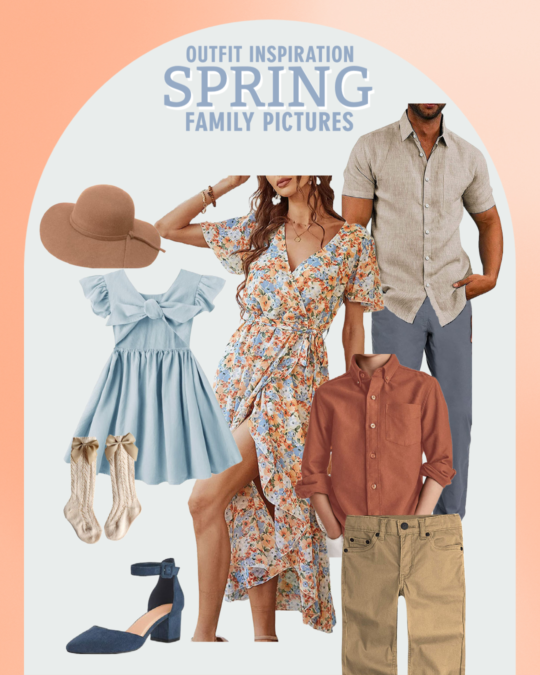 Family Photography Outfit Inspiration for Spring Family Pictures