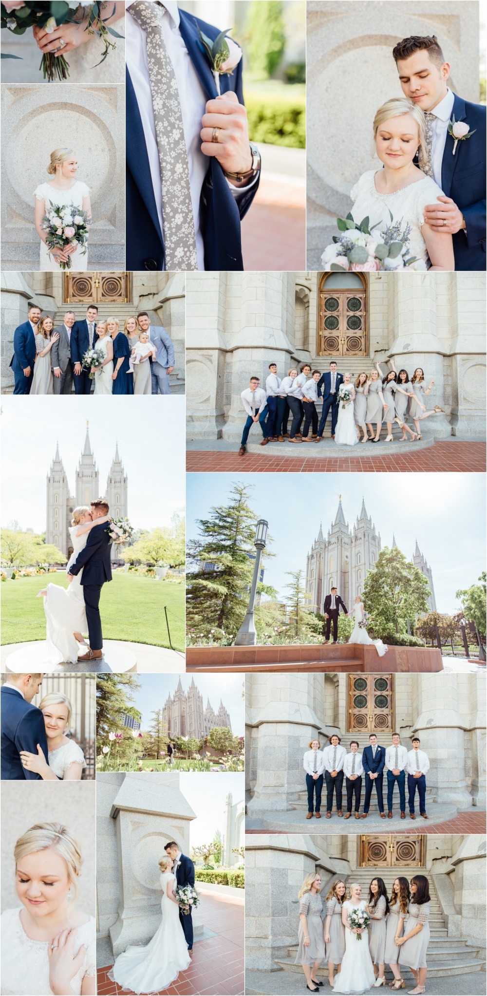 Salt Lake City Temple Wedding Photographer