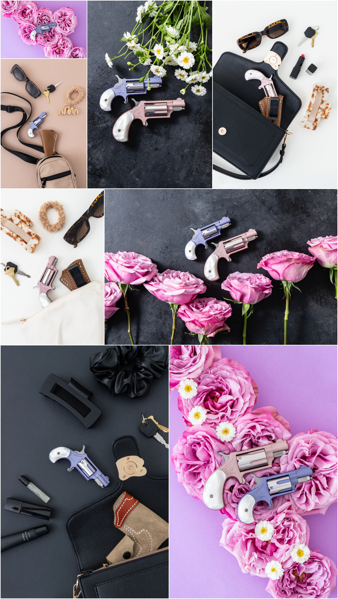Holiday Product Photography - Firearm Flatlay Photoshoot