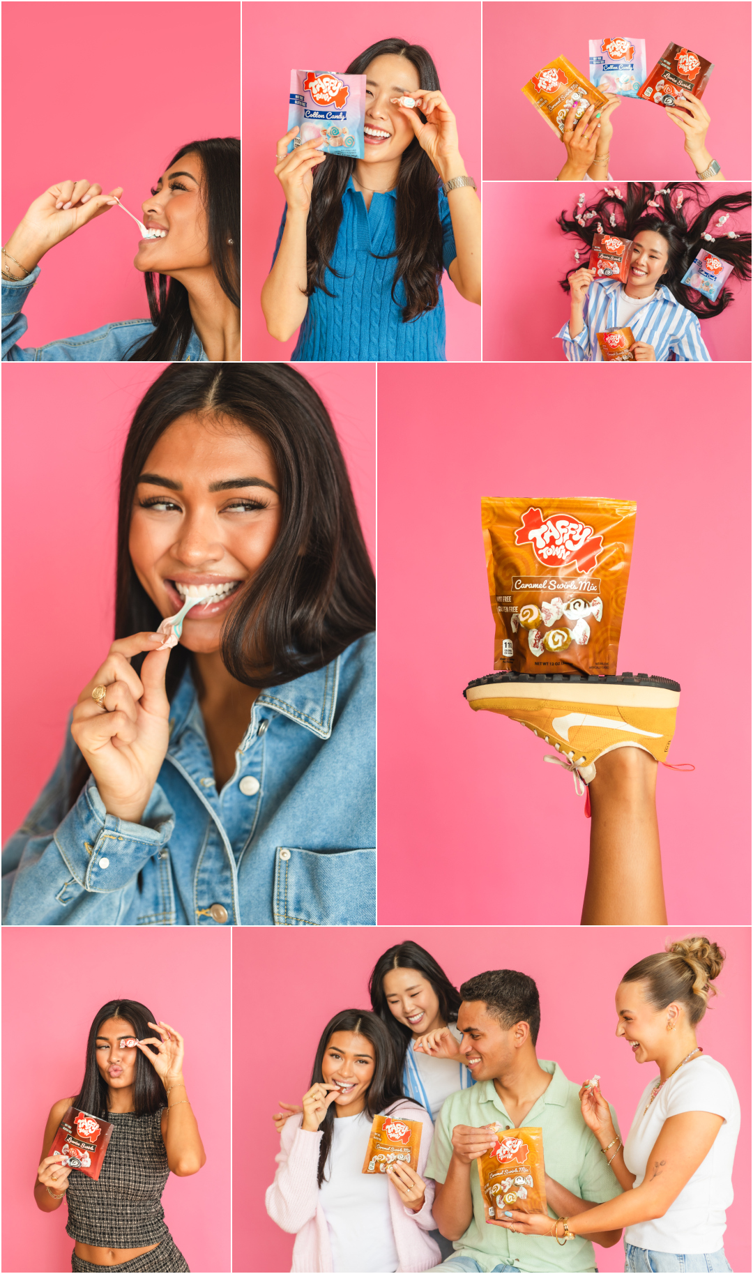 Taffy Town Product Photoshoot - Lifestyle Studio Commercial Photographer