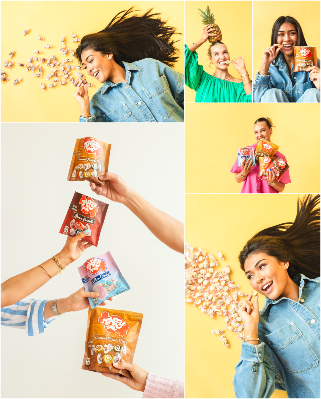 Taffy Town Product Photoshoot - Lifestyle Studio Commercial Photographer