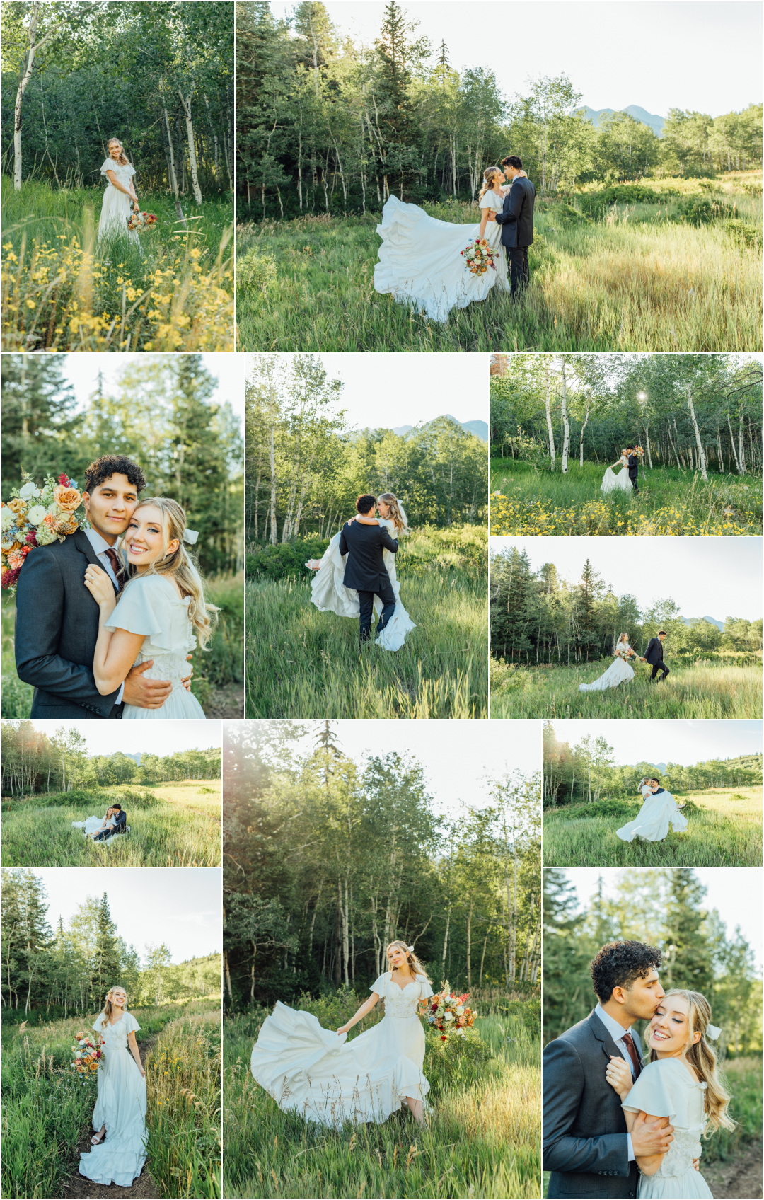 Lilly and JJ - American Fork Bridal Photographer