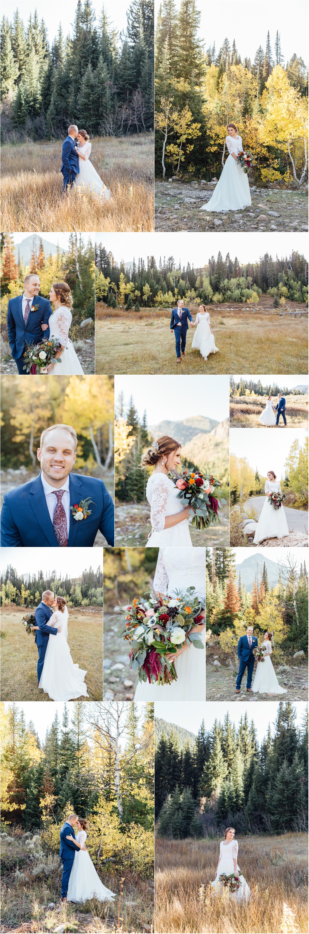 Big Cottonwood Canyon Jordan Pines Bridal Photographer