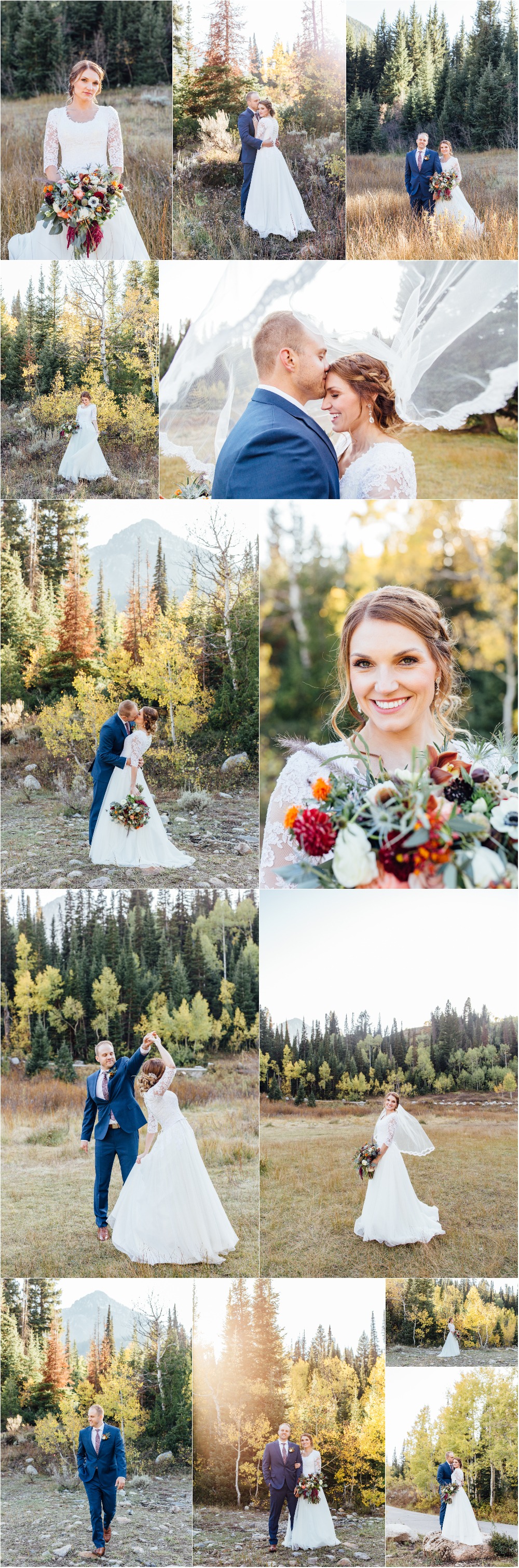 Big Cottonwood Canyon Jordan Pines Bridal Photographer