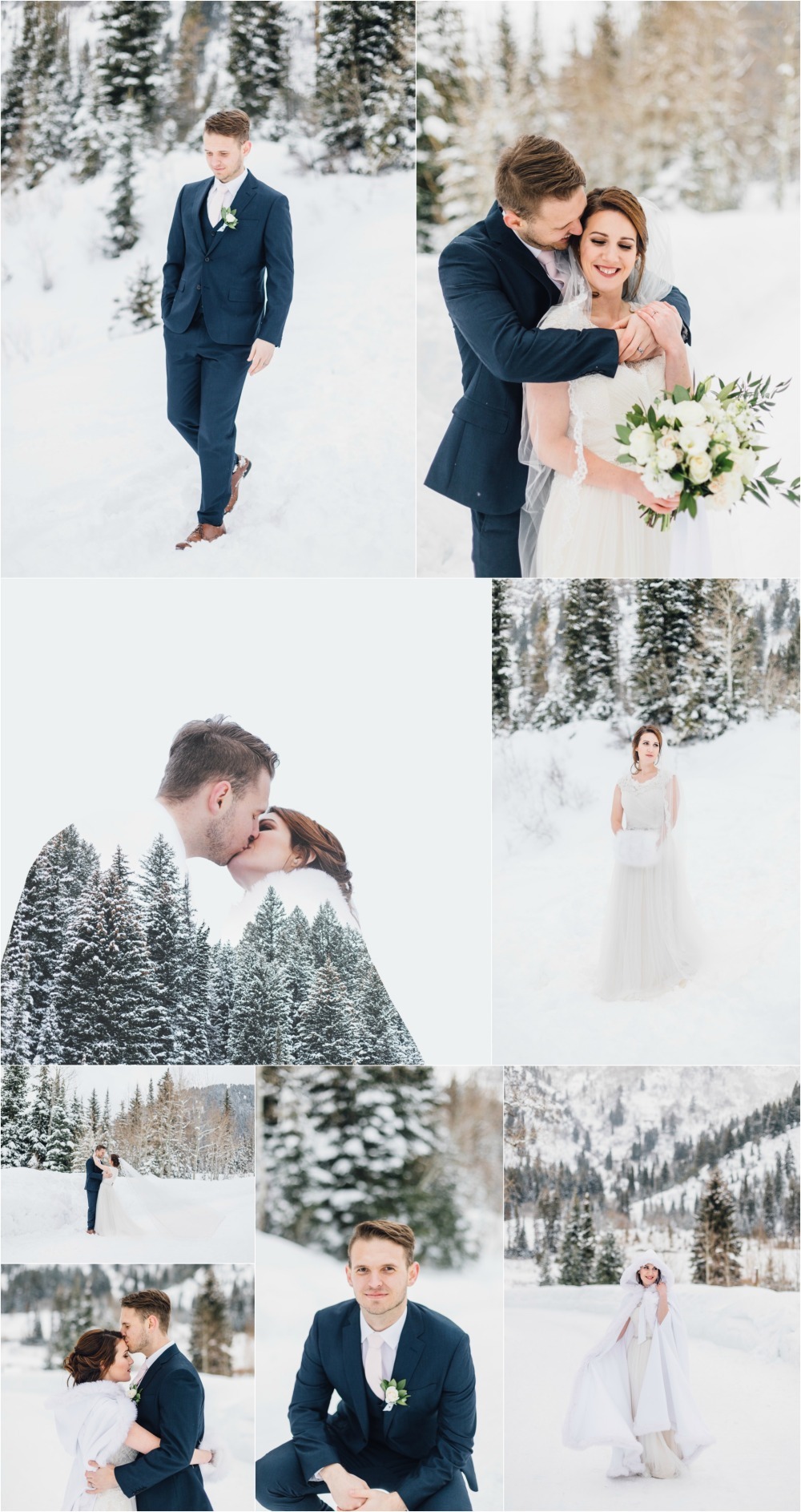 Big Cottonwood Canyon Bridal Photographer