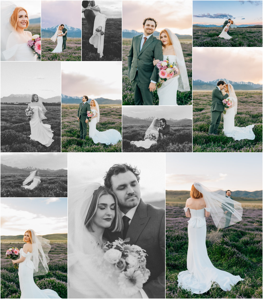 Wild Flower Utah Bride - Eagle Mountain Bridal Photographer