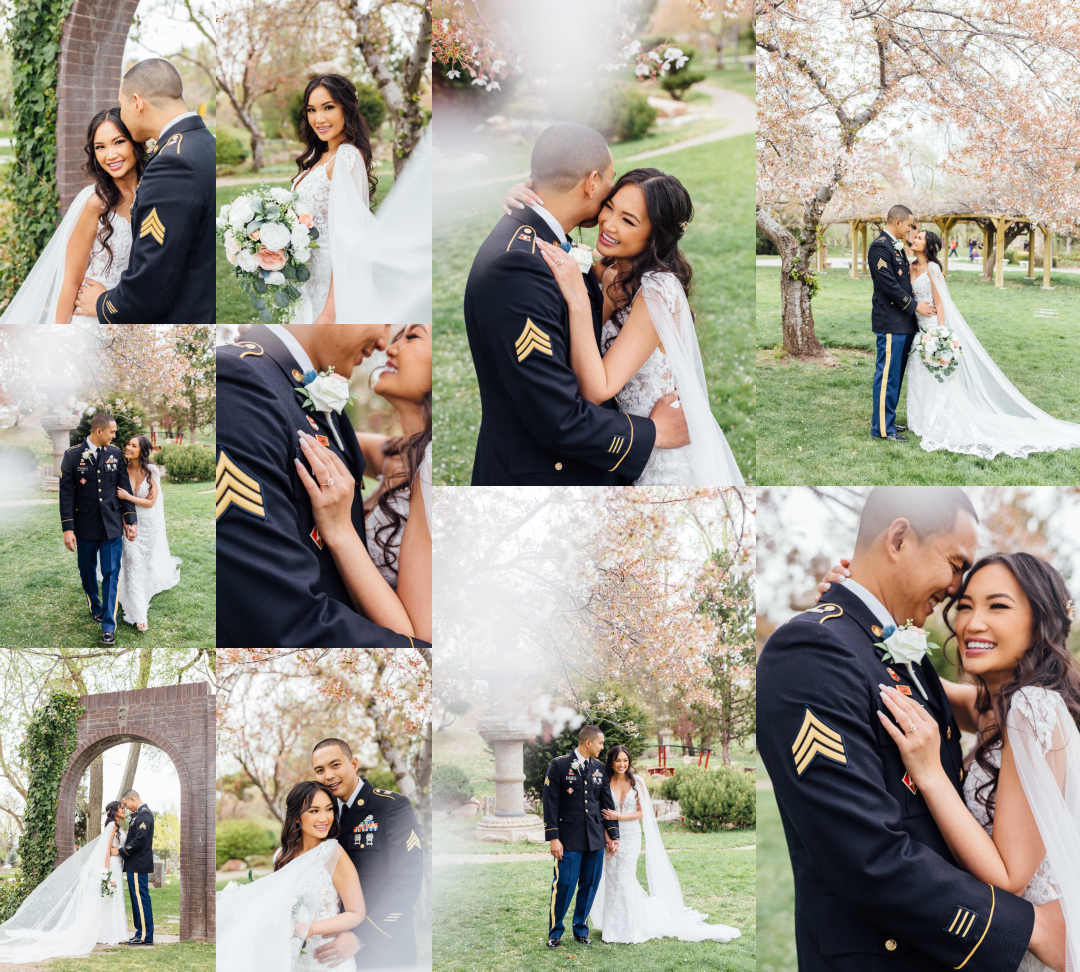 International Peace Gardens - SLC Bridal Photographer