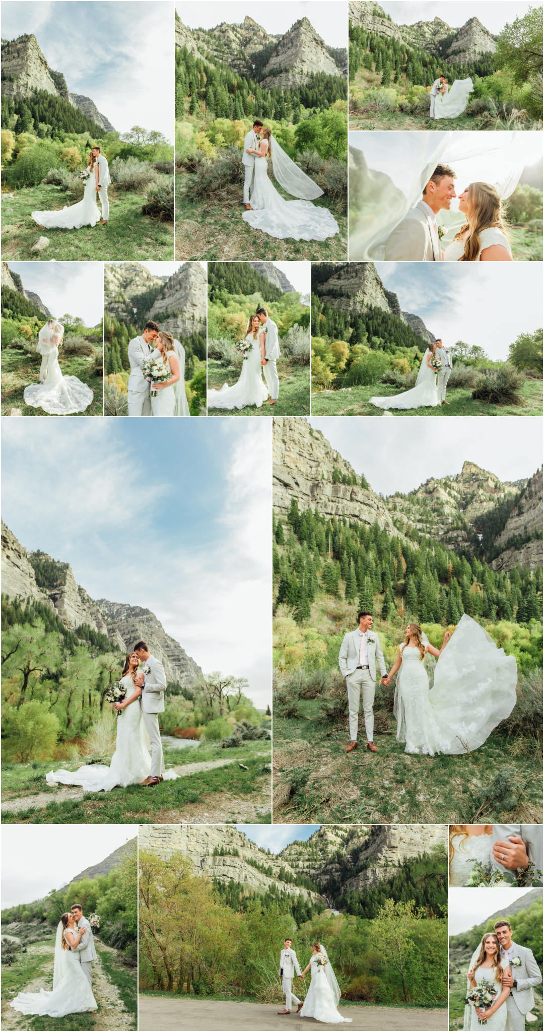 Provo Canyon Bridal Photographer - Mylie + Tanner