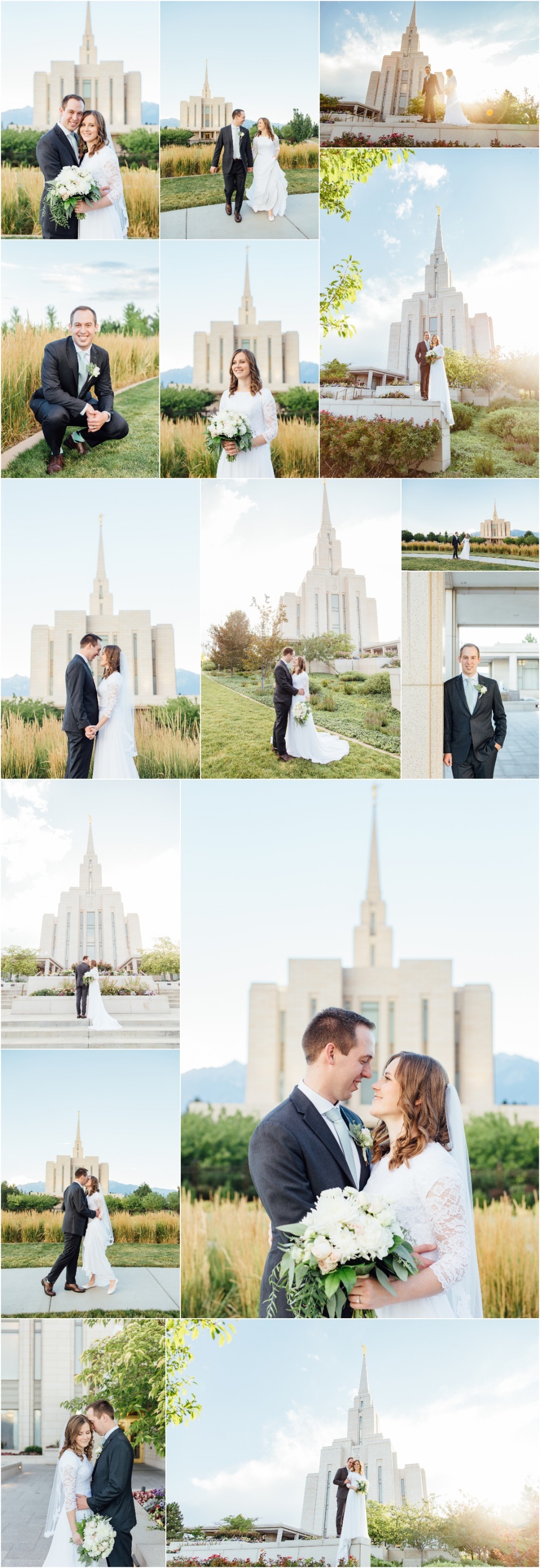 Oquirrh Mountain Temple Bridal Photographer