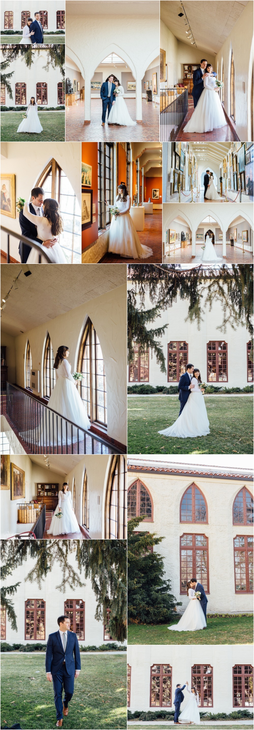 Springville Museum of Art Bridal Photographer