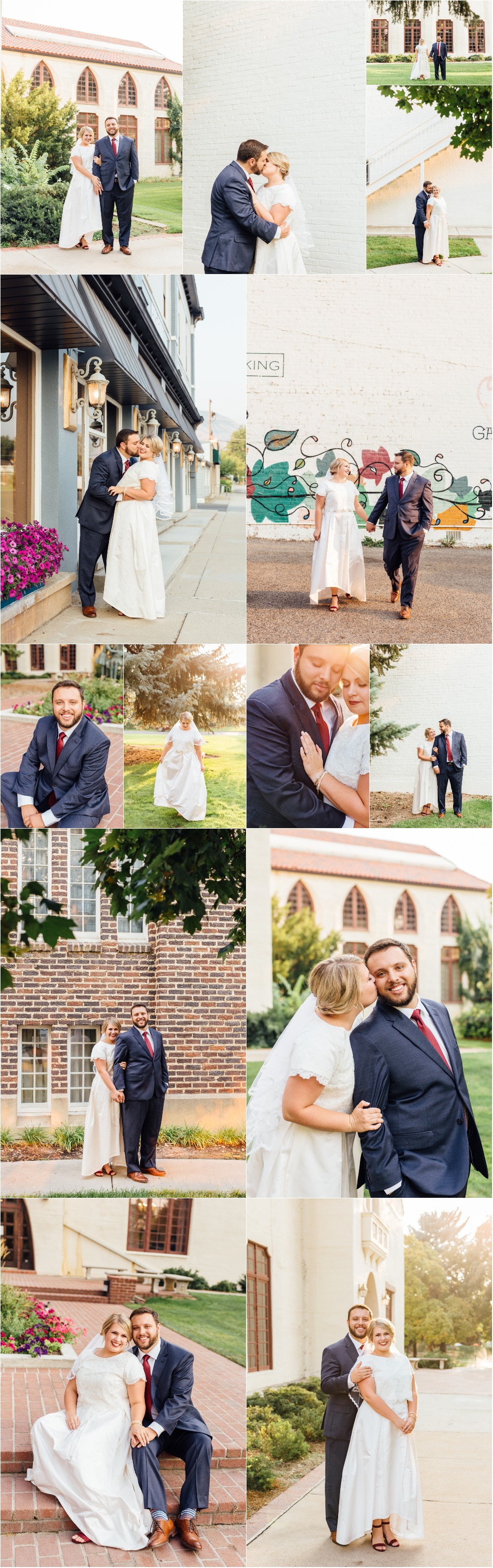 Springville Main Street Bridal Photographer