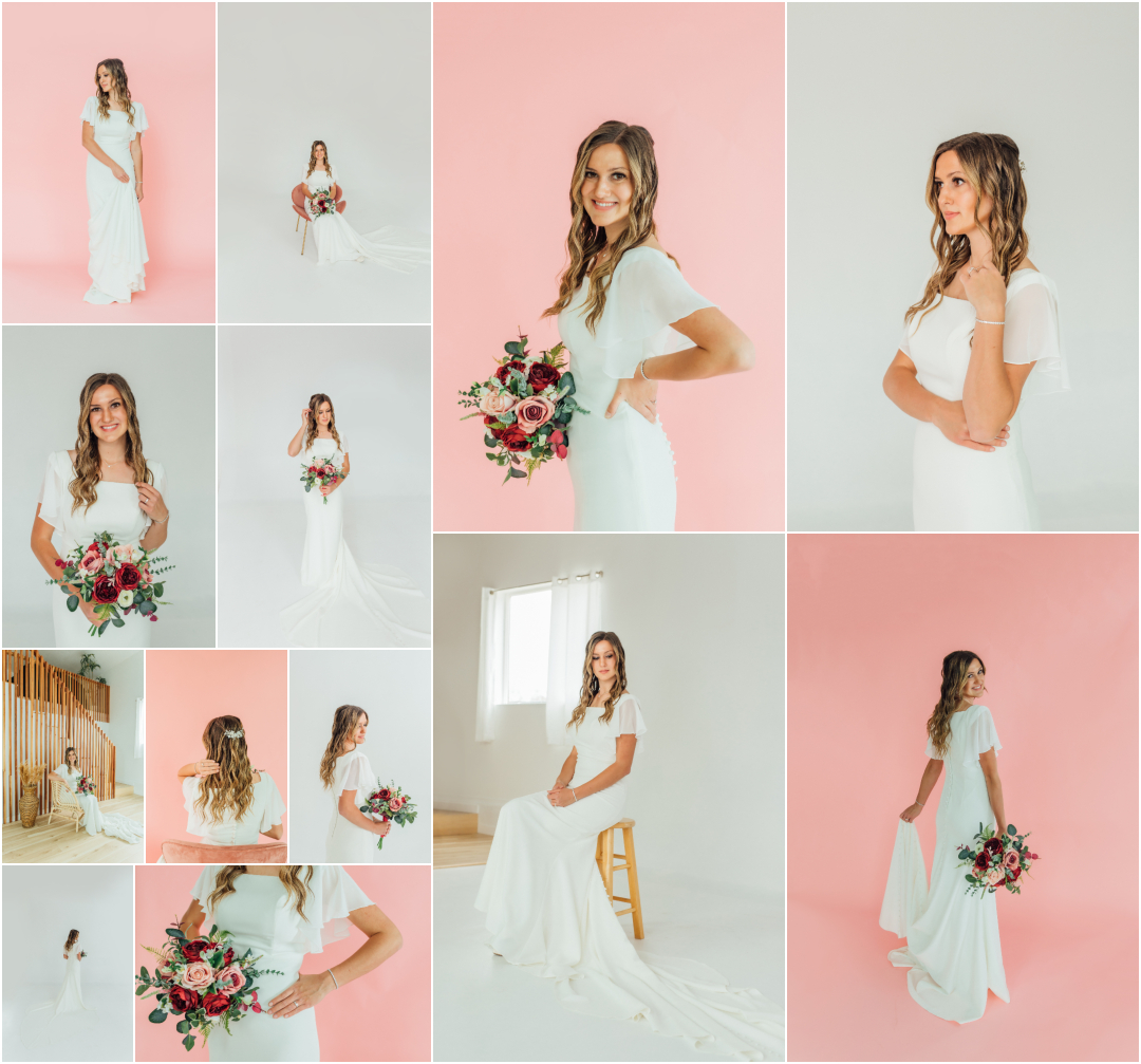 Editorial Studio Bridals - Utah County Bridal Photographer