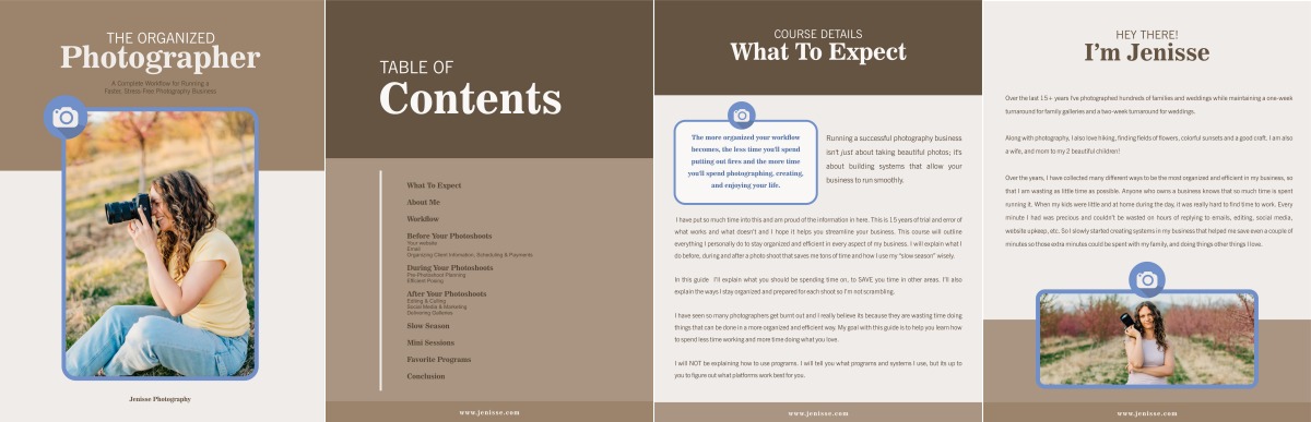 The Organized Photographer - Digital Photography Guide