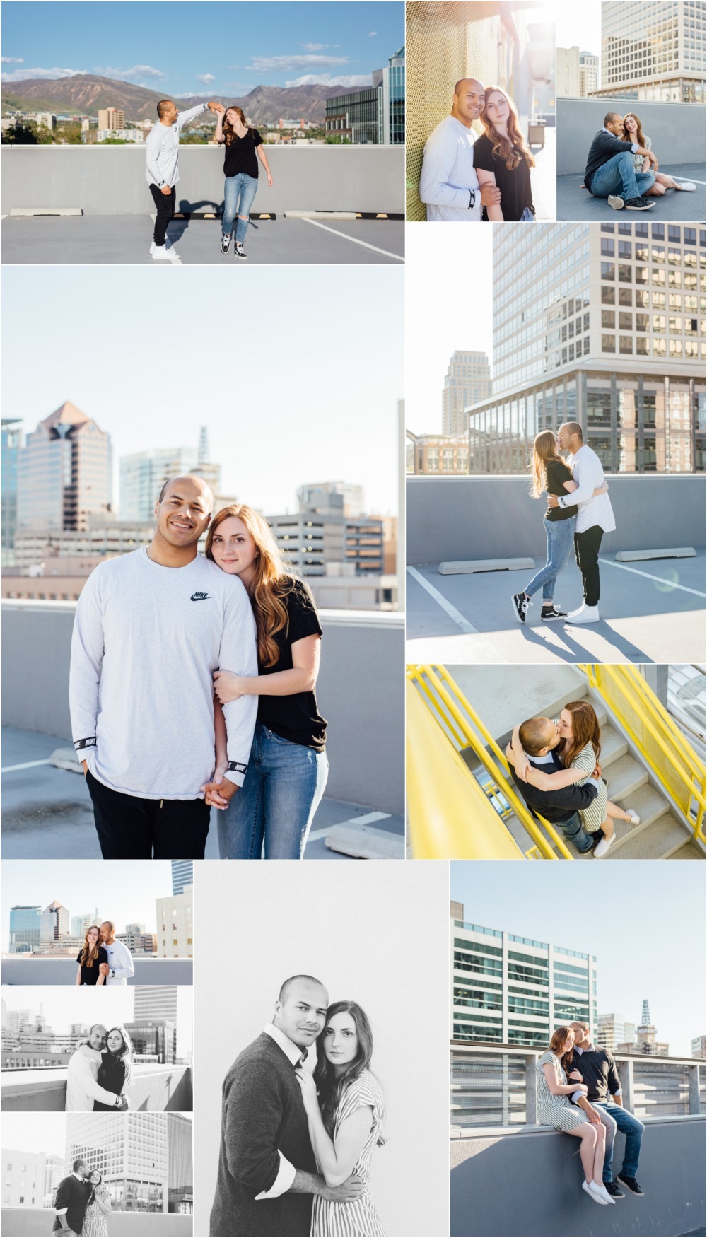 Downtown Salt Lake City Engagement Photographer