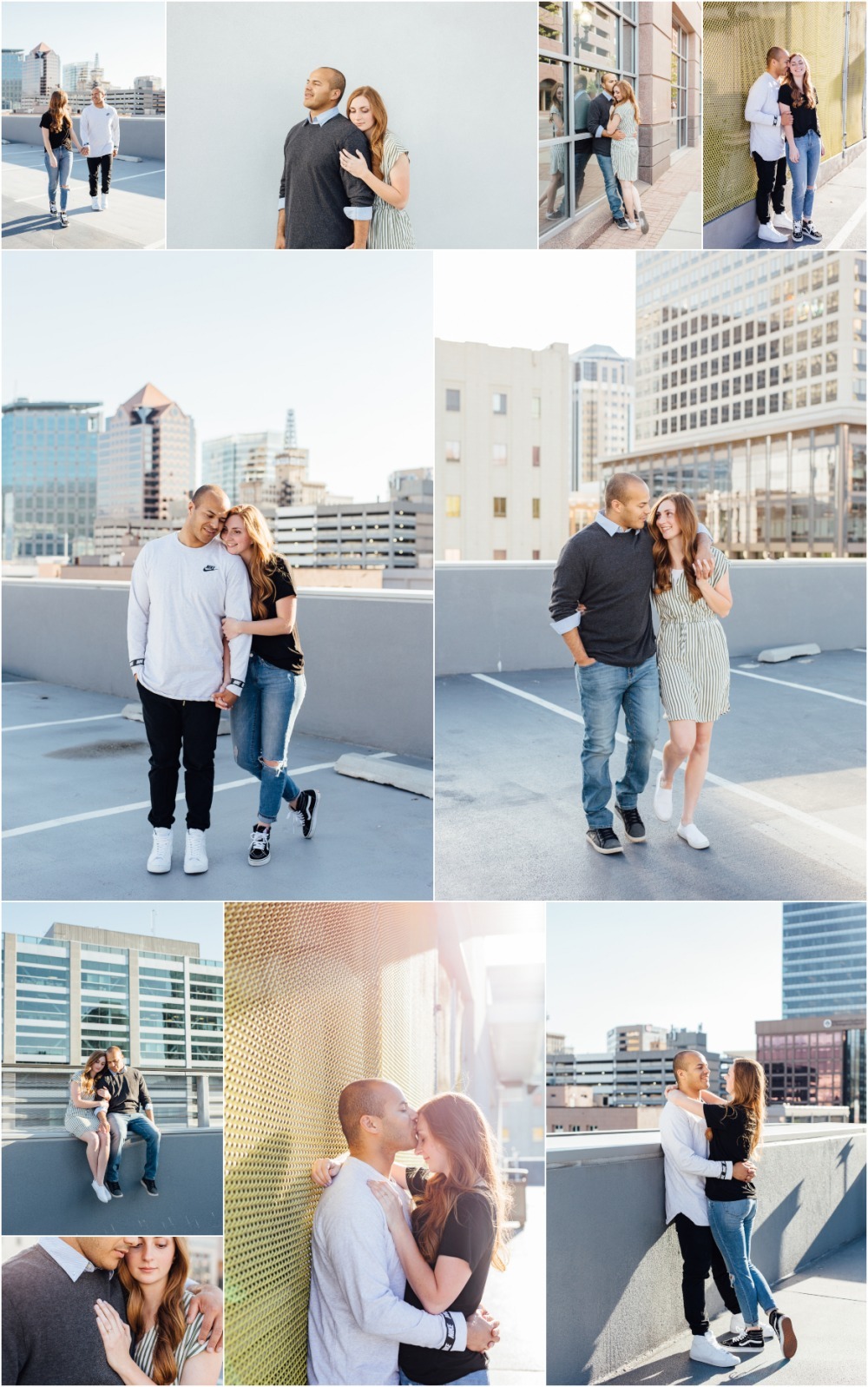 Downtown Salt Lake City Engagement Photography