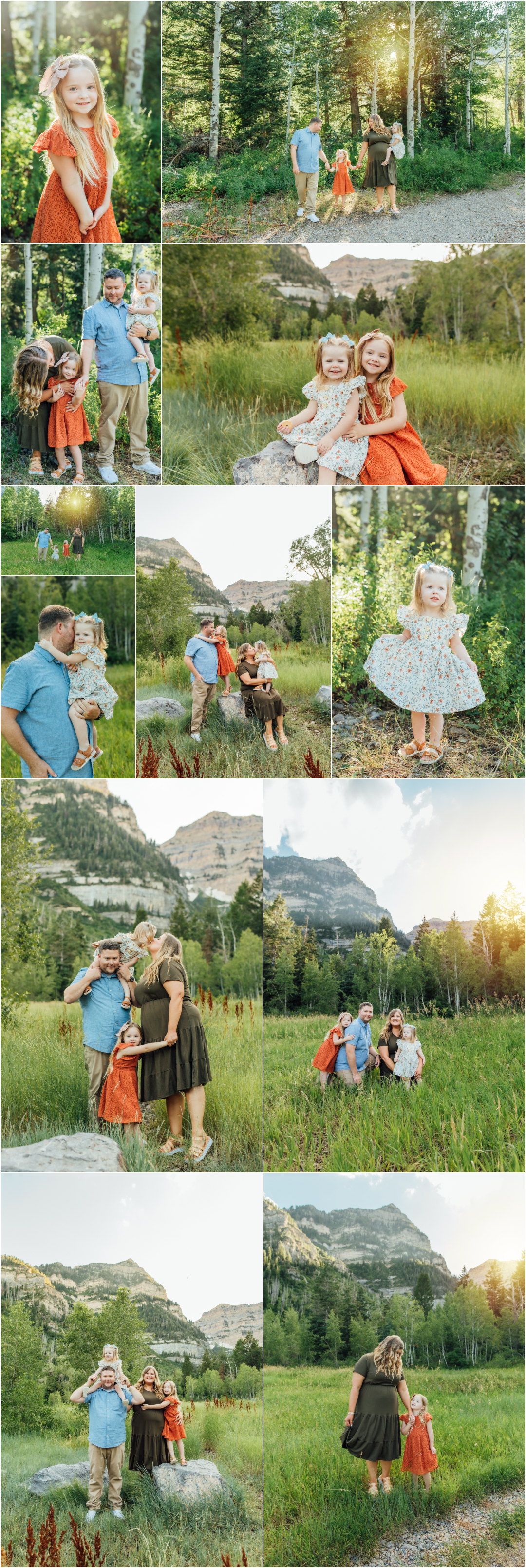 Utah Summer Family Photographer - Provo Canyon Photography