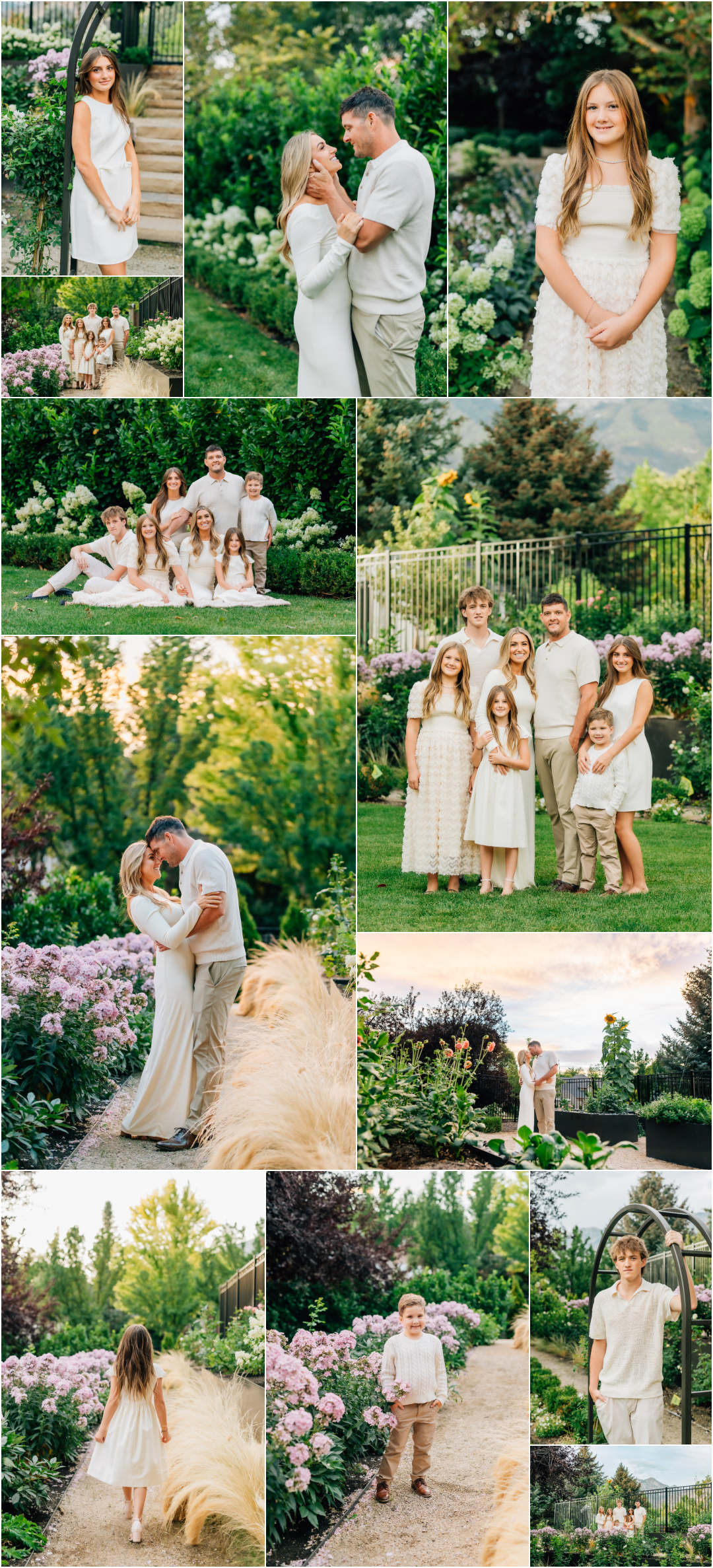 Family of Seven Photography - Alpine Backyard Garden