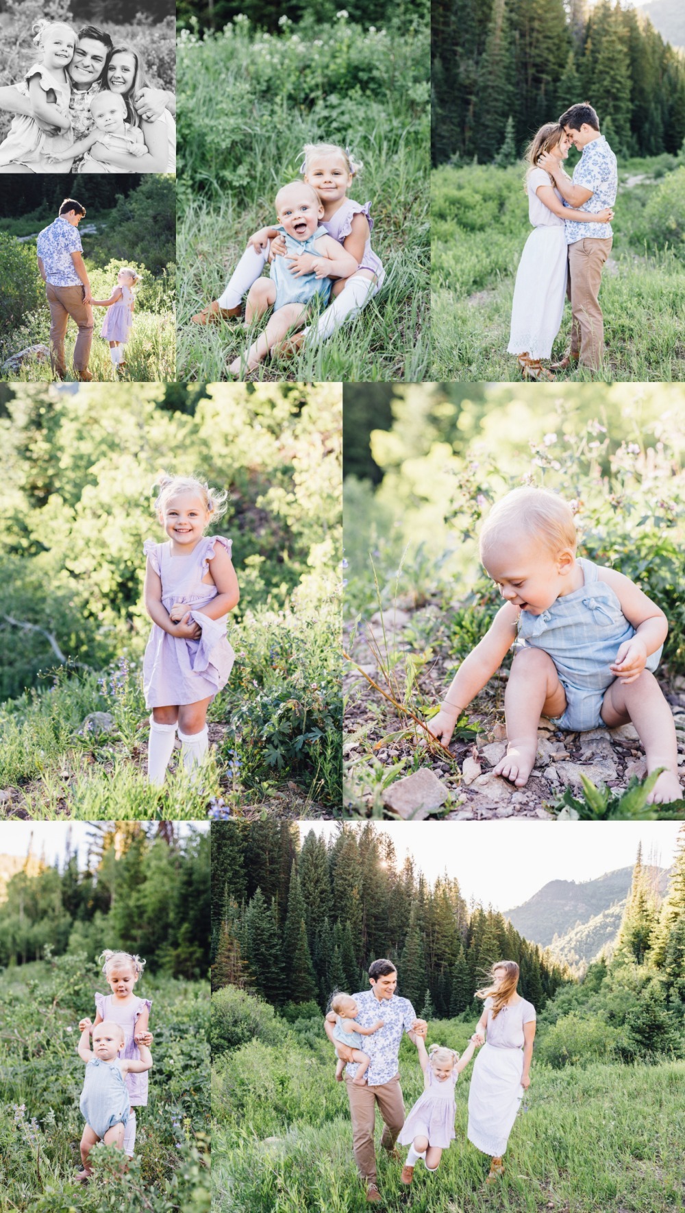 Big Cottonwood Canyon Utah Family Photographer