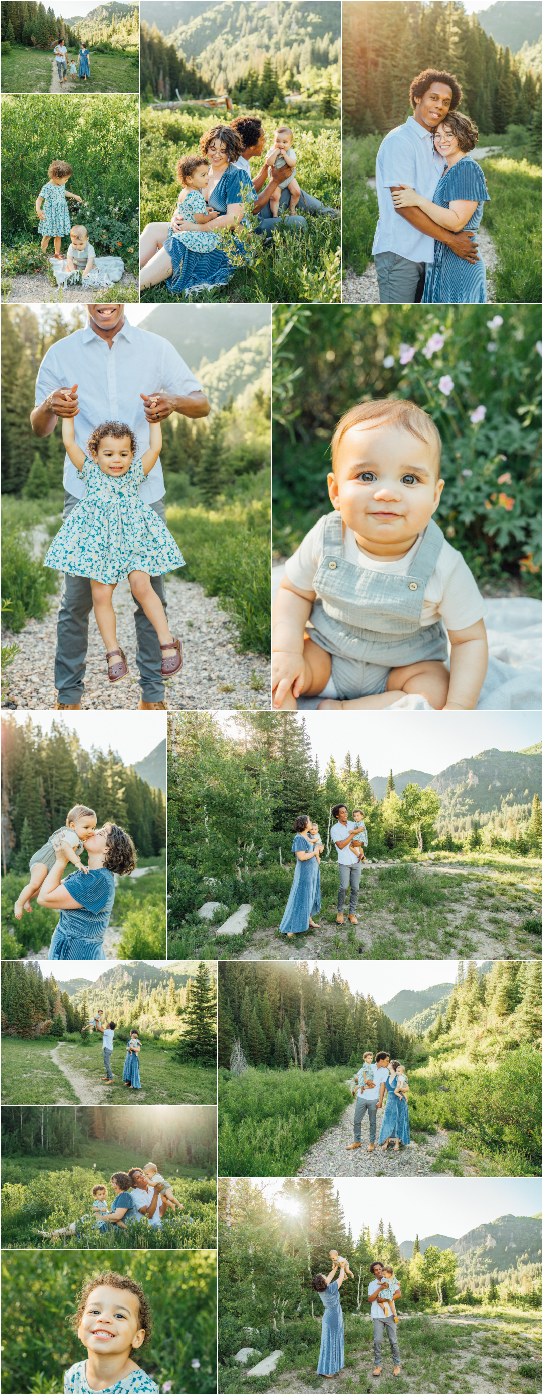 Big Cottonwood Canyon Family Pictures - Jordan Pines Photographer