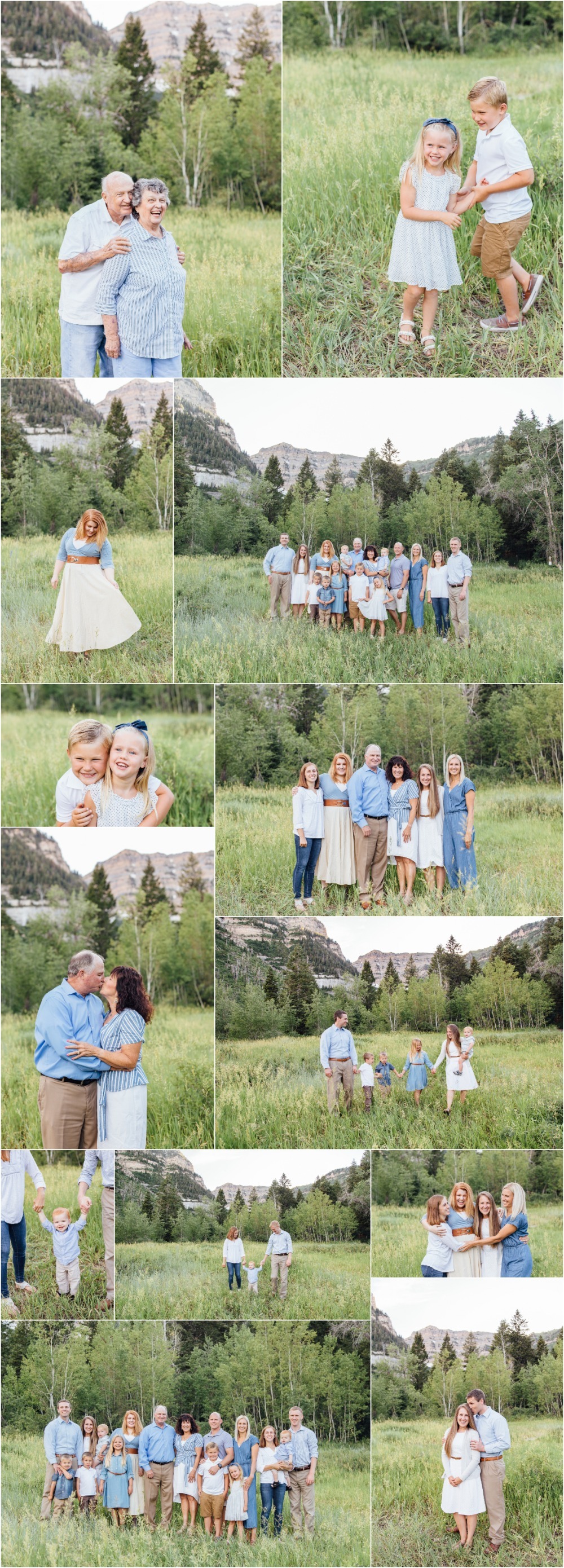 Aspen Grove Extended Family Photographer