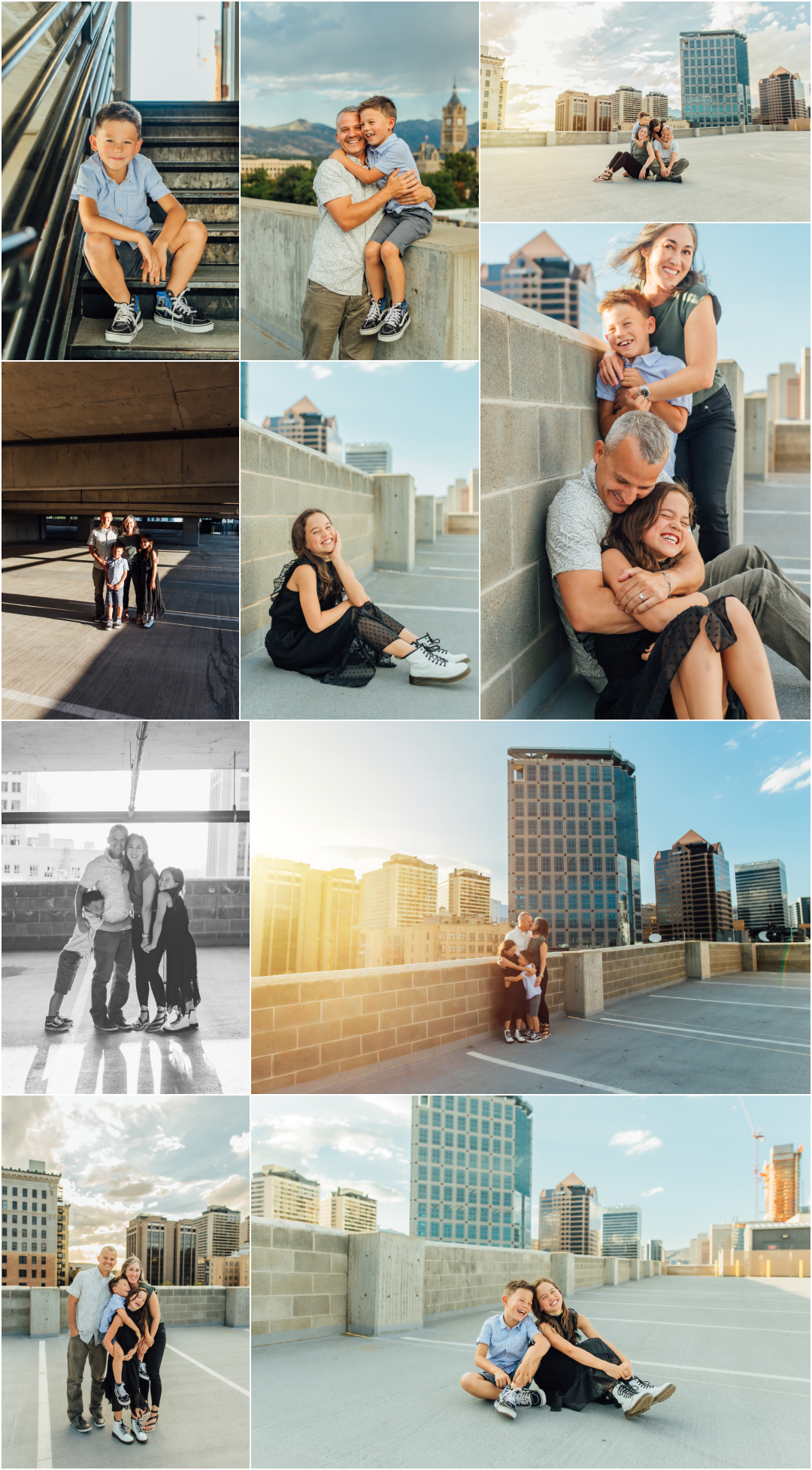 Downtown Salt Lake City Family Pictures - SLC Family Photographer