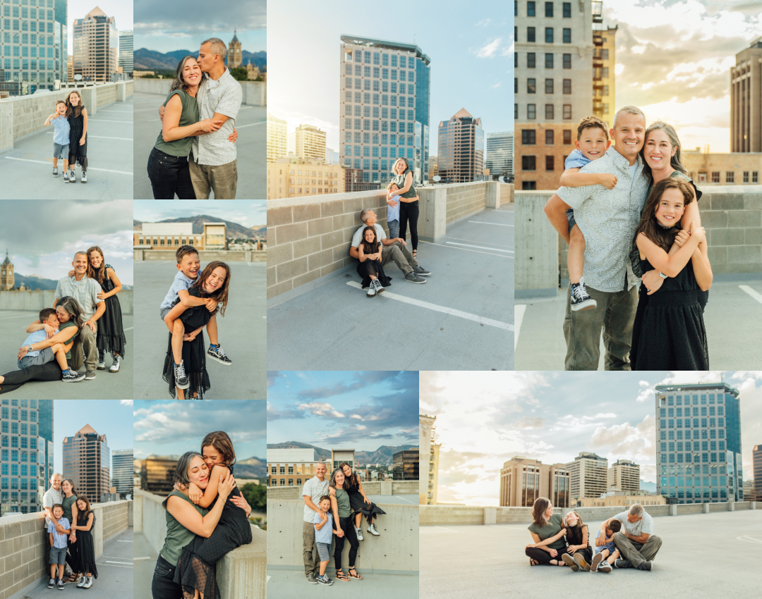 Downtown Salt Lake City Family Pictures - SLC Family Photographer