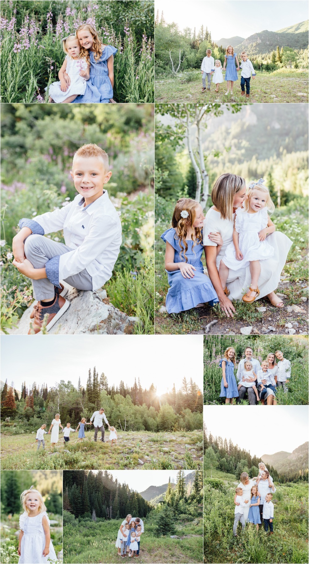 Big Cottonwood Canyon Jordan Pines Family Photographer