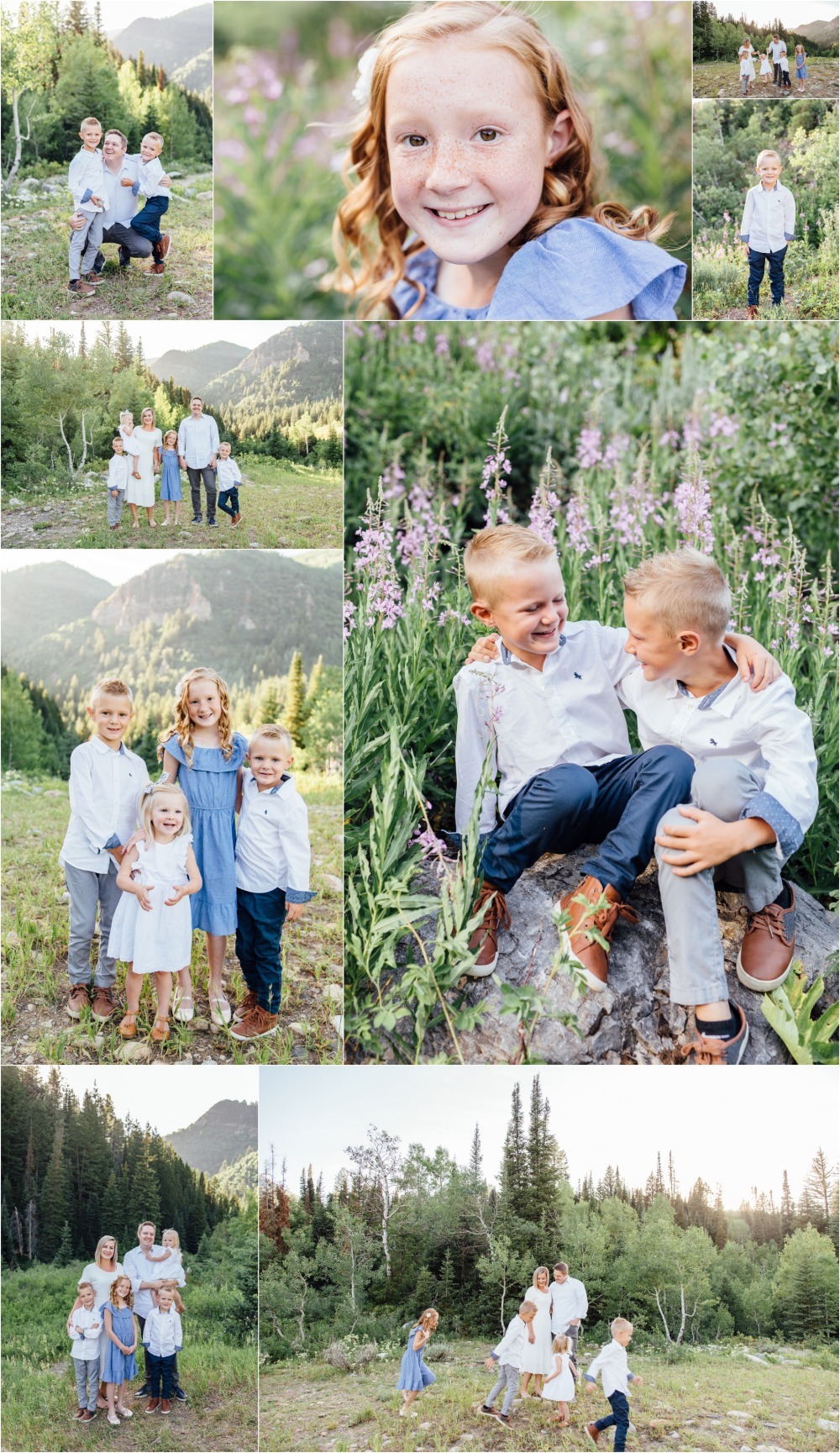 Big Cottonwood Canyon Jordan Pines Family Photographer