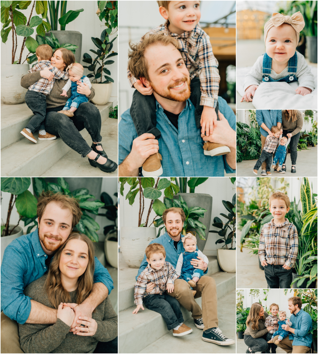 Vineyard Indoor Greenhouse - Utah County Family Photographer