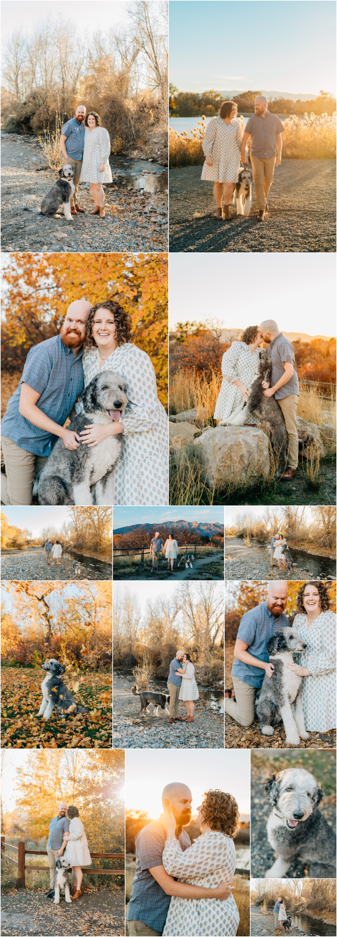 Couples Photography with your dog - Highland Utah Fall Photographer