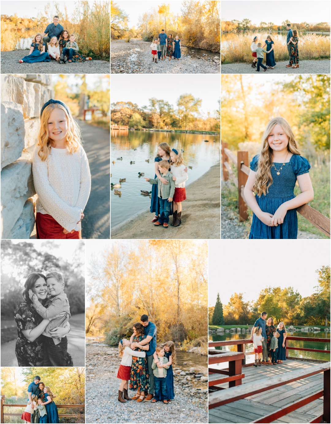 Highland Glen Park Utah - Fall Family of Five Photographer