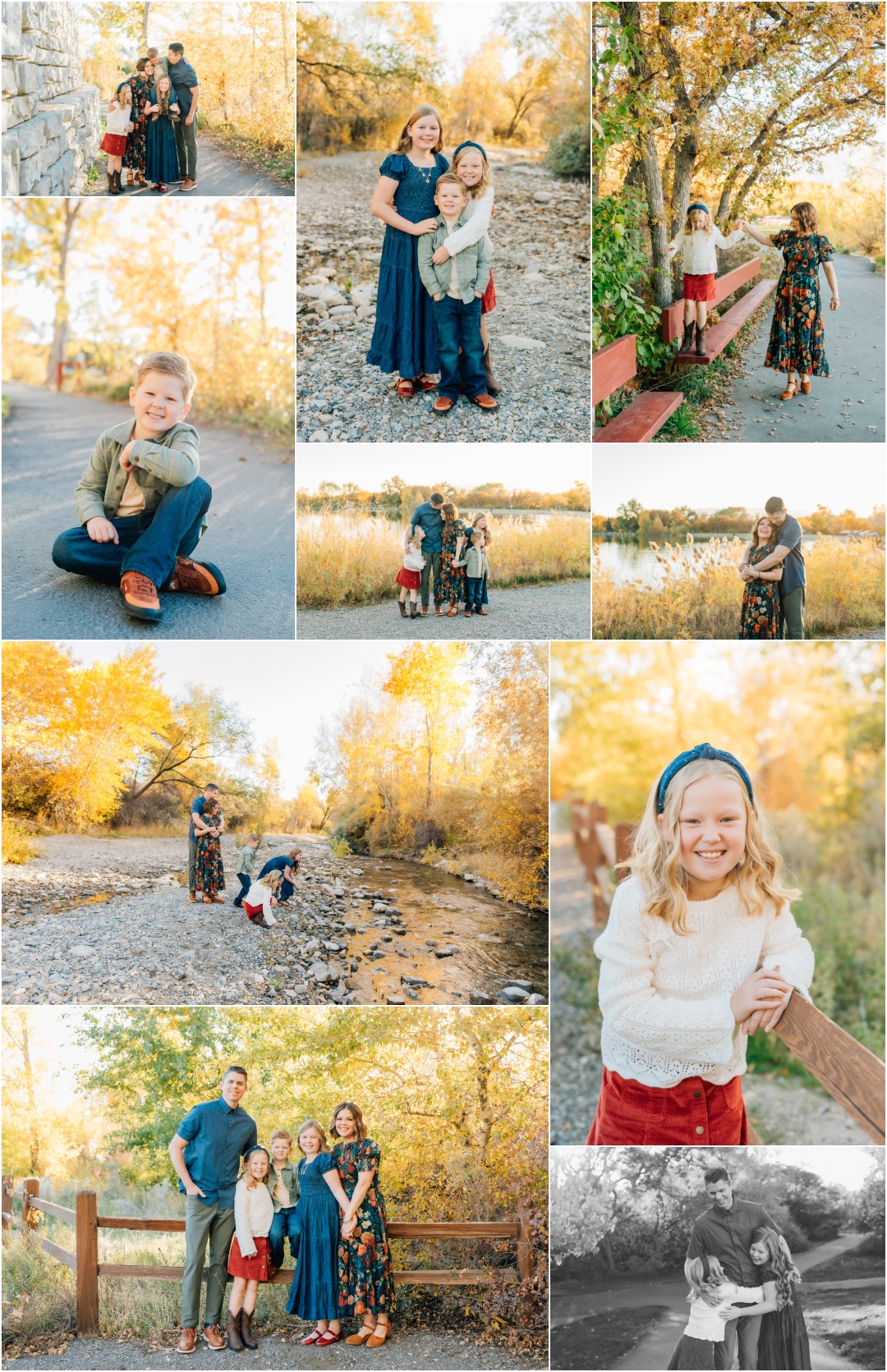 Highland Glen Park Utah - Fall Family of Five Photographer
