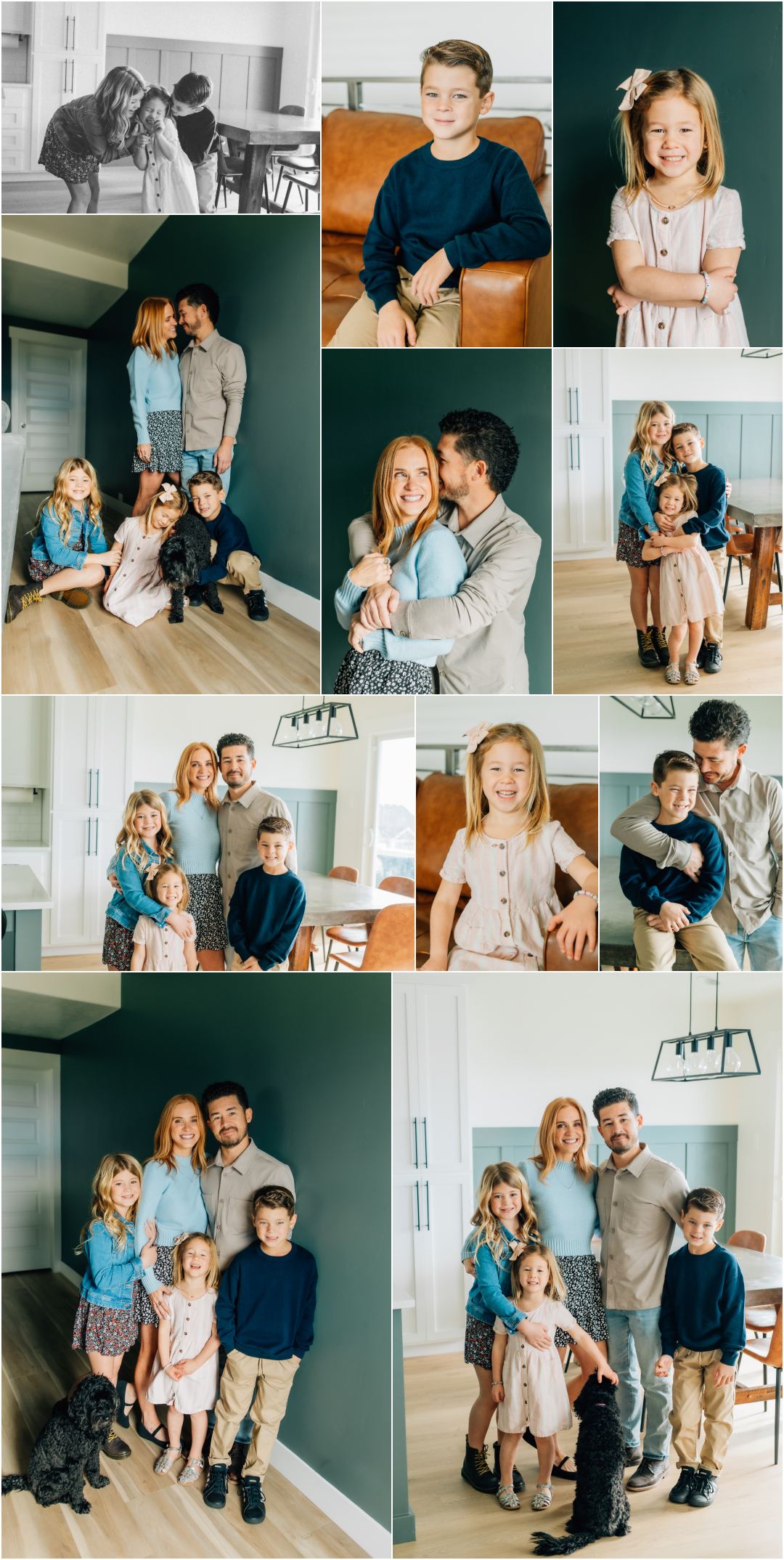 Family Pictures inside your home - Utah County Photography