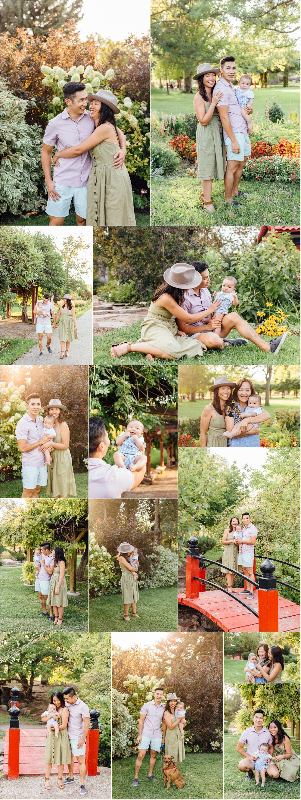 International Peace Gardens - Salt Lake City Family Photographer