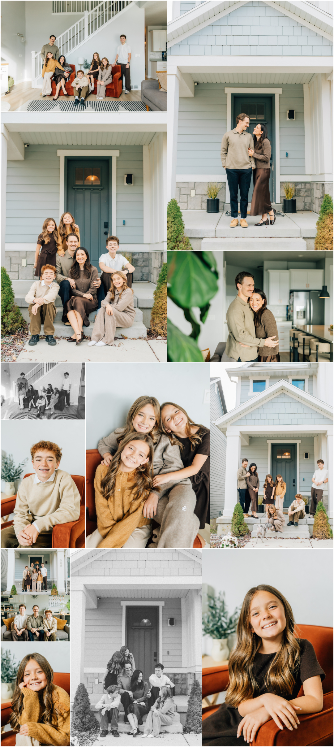 Salt Lake County Photographer - Family Pictures inside your home