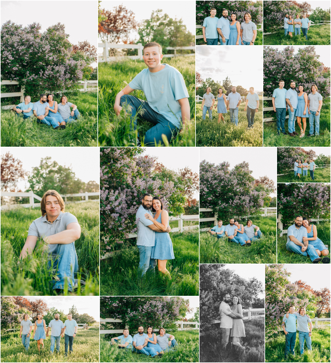Mapleton Utah Photographer - Spring Lilac Family Pictures