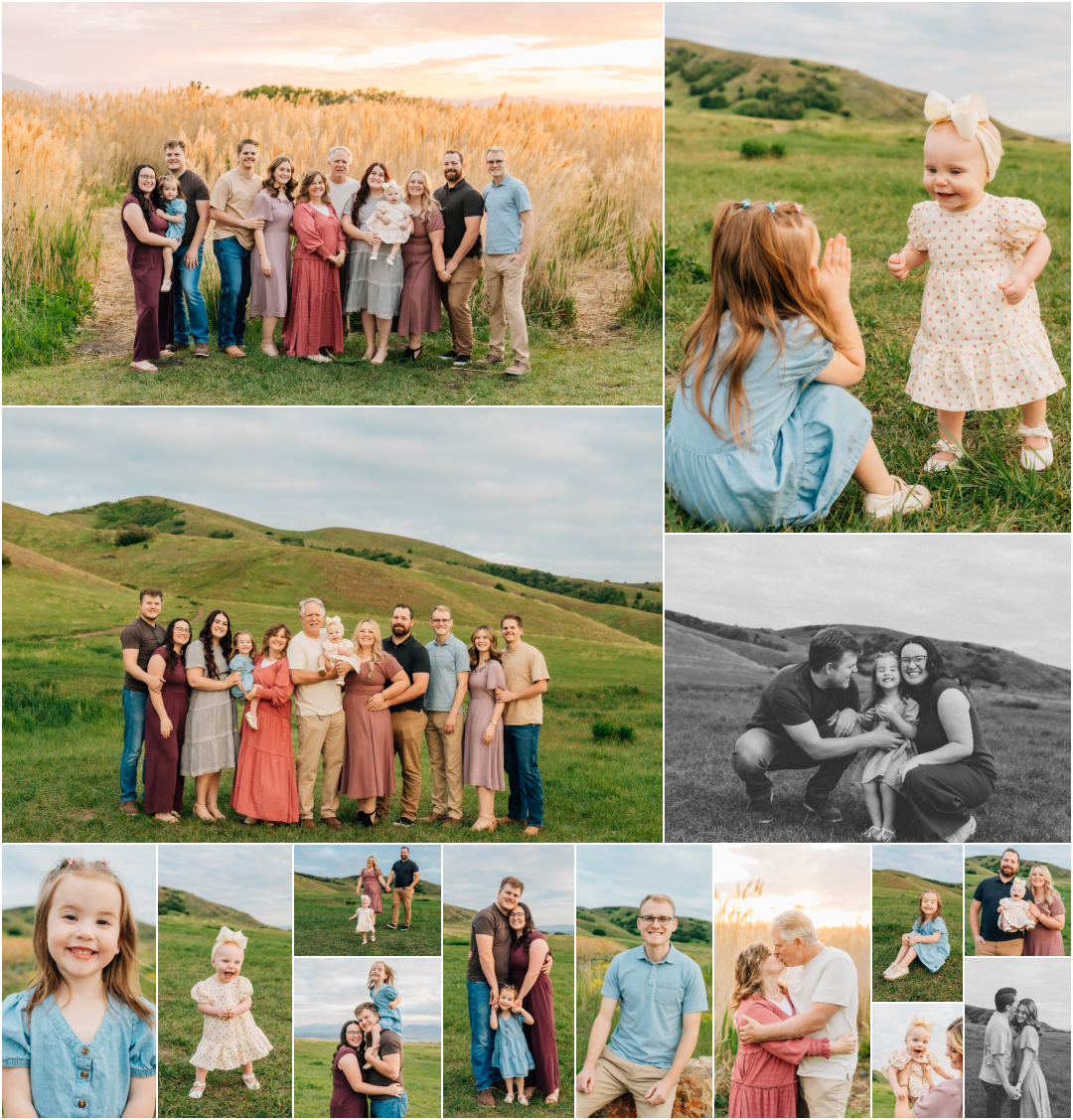 North Salt Lake Photographer - Spring Extended Family Pictures