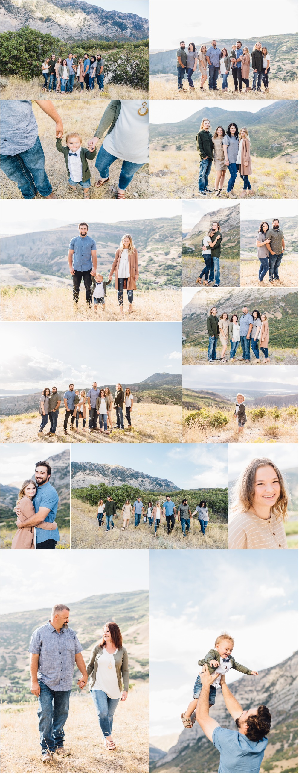 Provo Canyon Extended Family Photographer