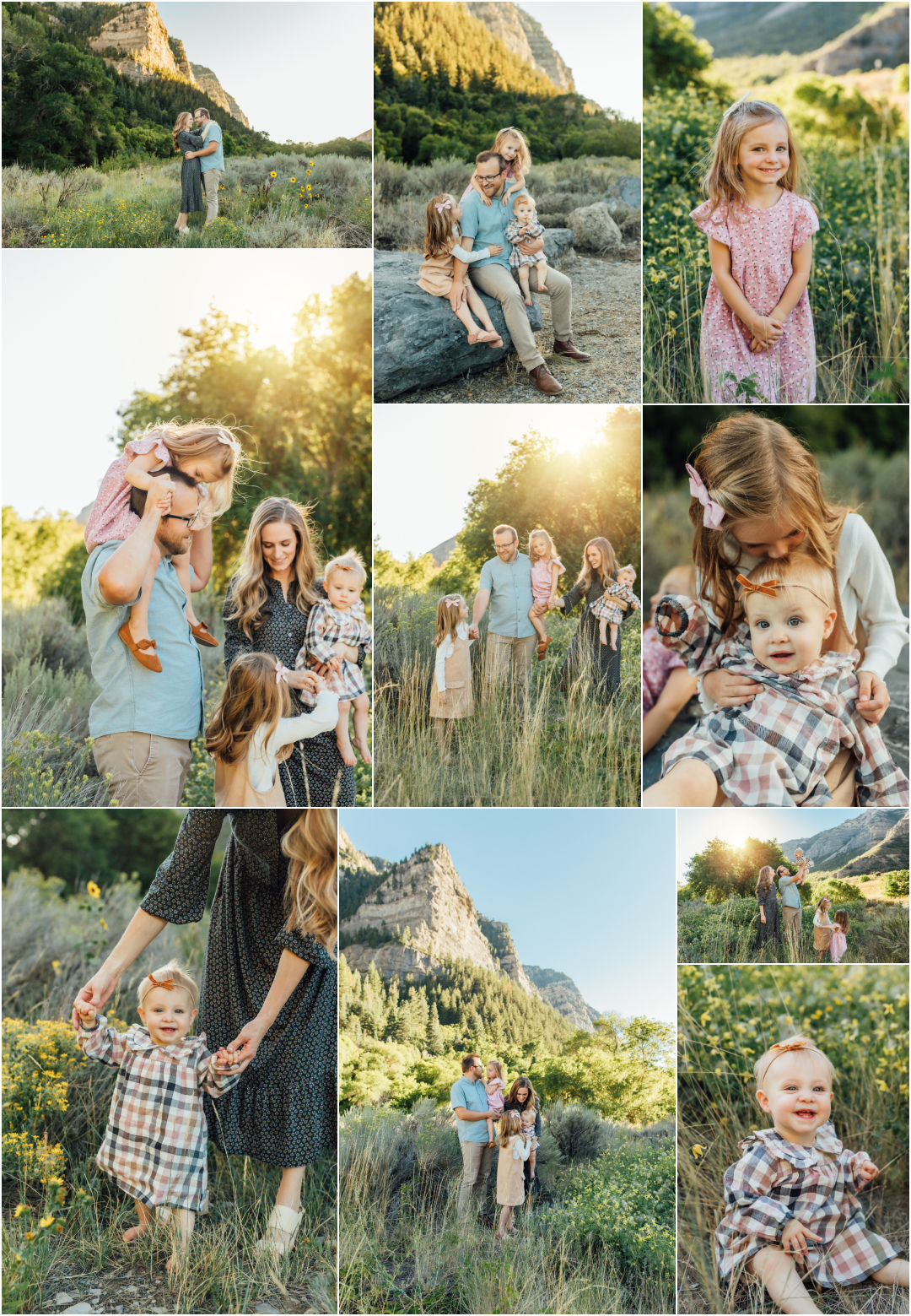 Family Photographer in Provo - Summer Family pictures