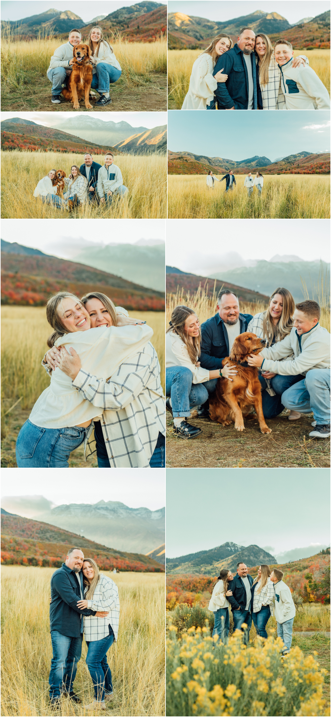 Family Pictures with your dog - Provo Utah Family Photographer