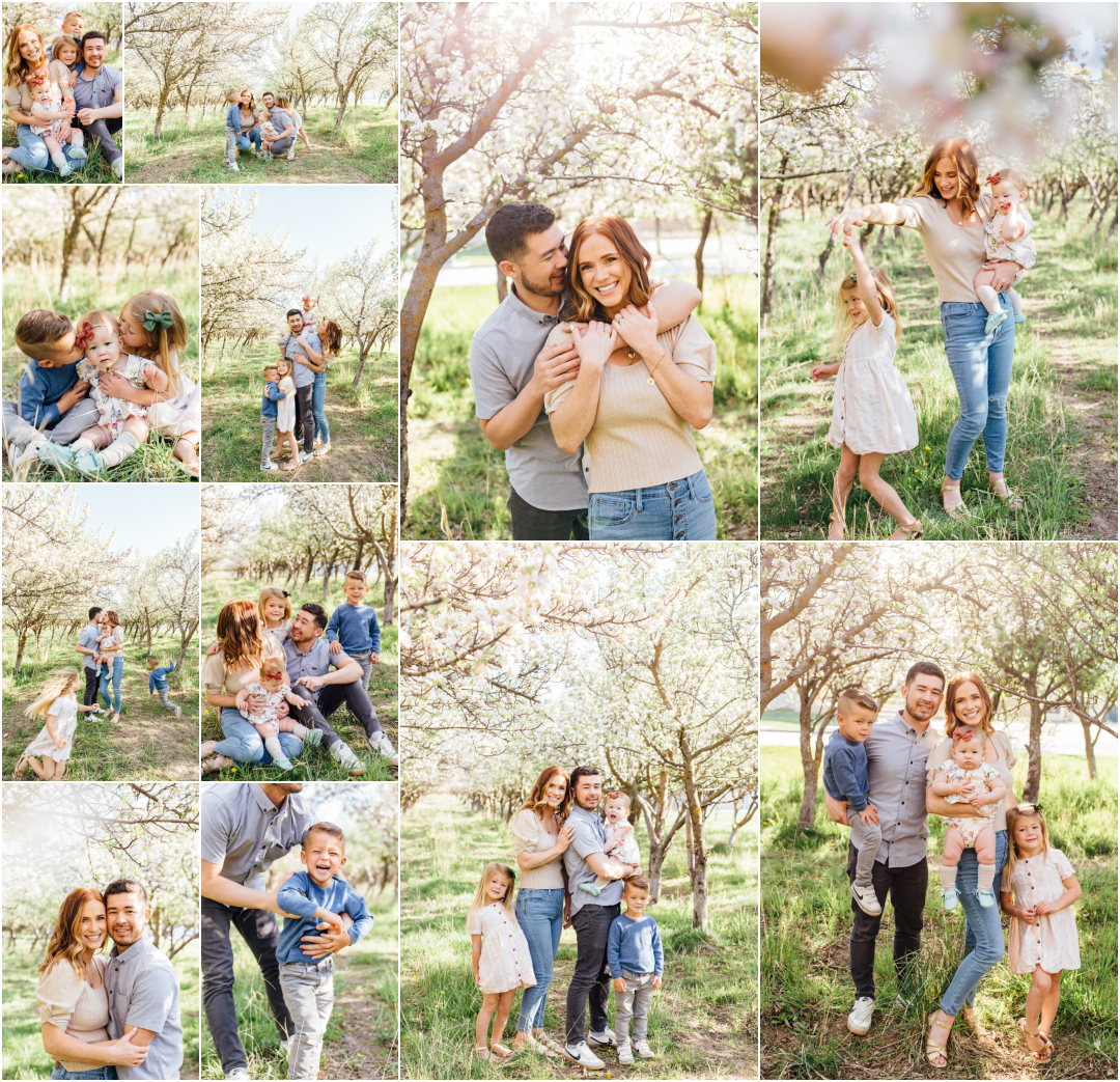 Spring Family Pictures - Provo Utah Family Photography