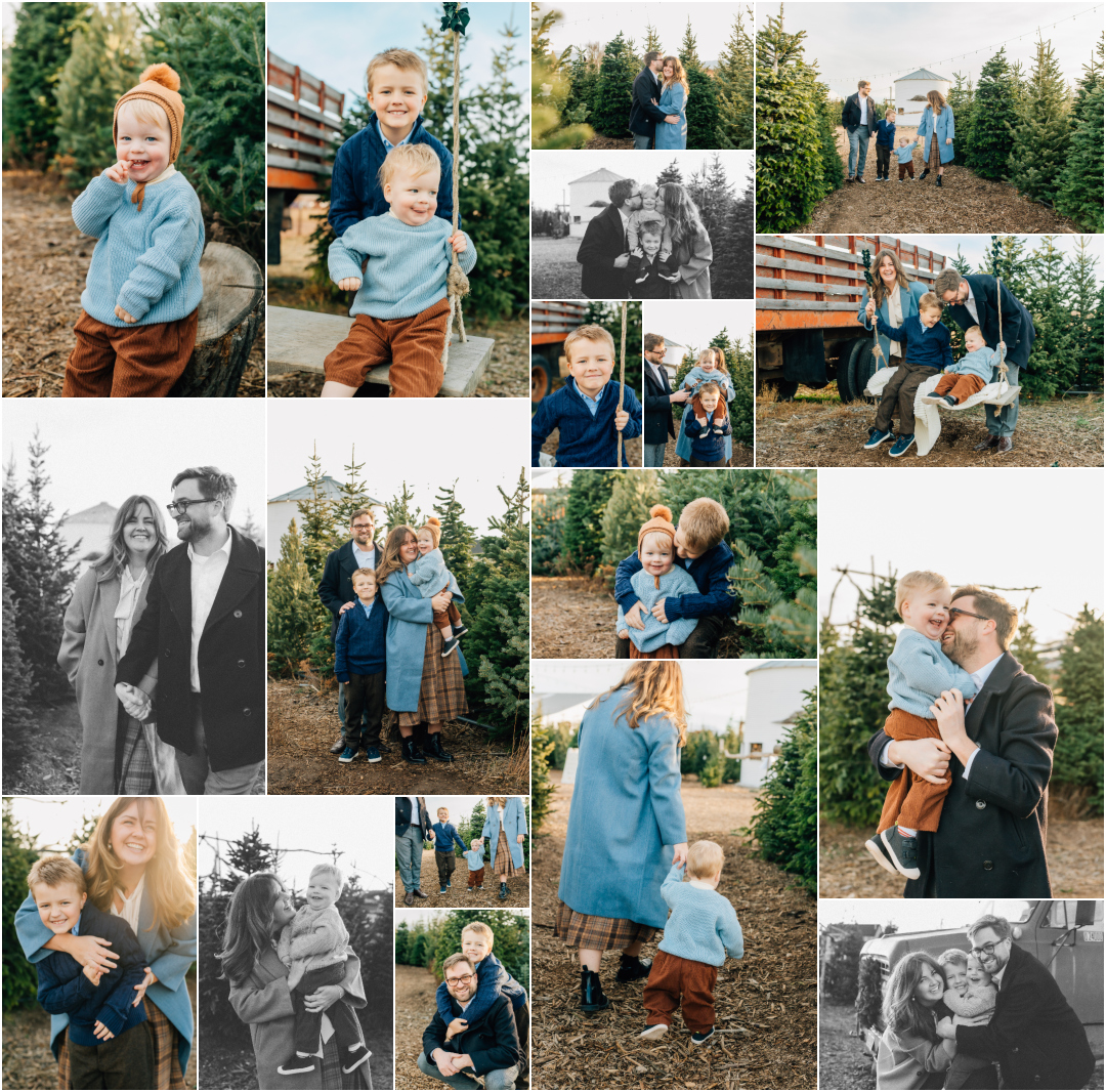 The Kinlands Tree Farm - Christmas Family Photographer