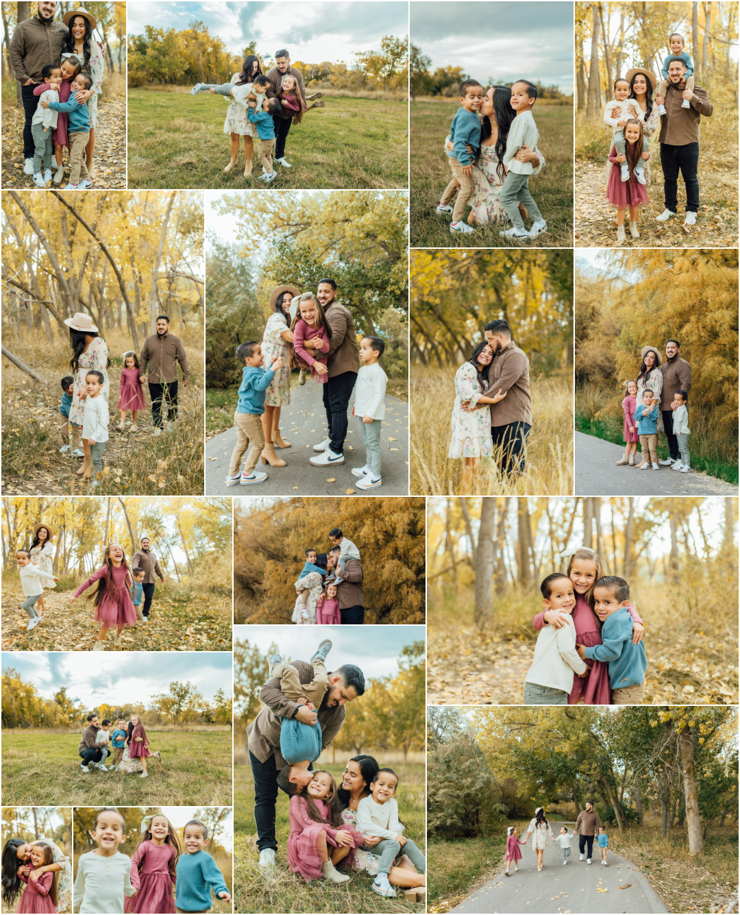 Fall Family Photographer - Jordan River Trail SLC