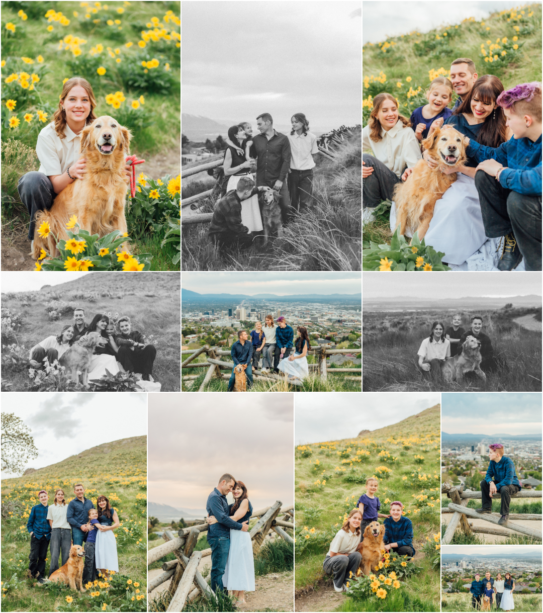 Spring Family Photos in Utah - SLC Wild Flowers Photographer