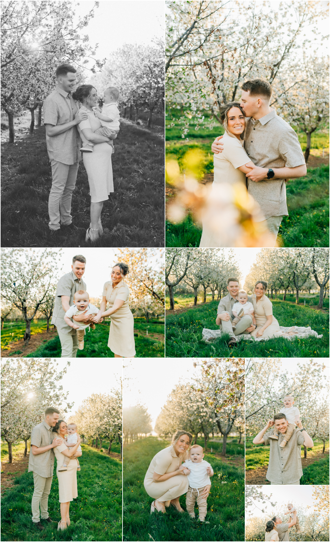 Spring Family Photography in Utah - Santaquin Rowleys Red Barn Blossoms