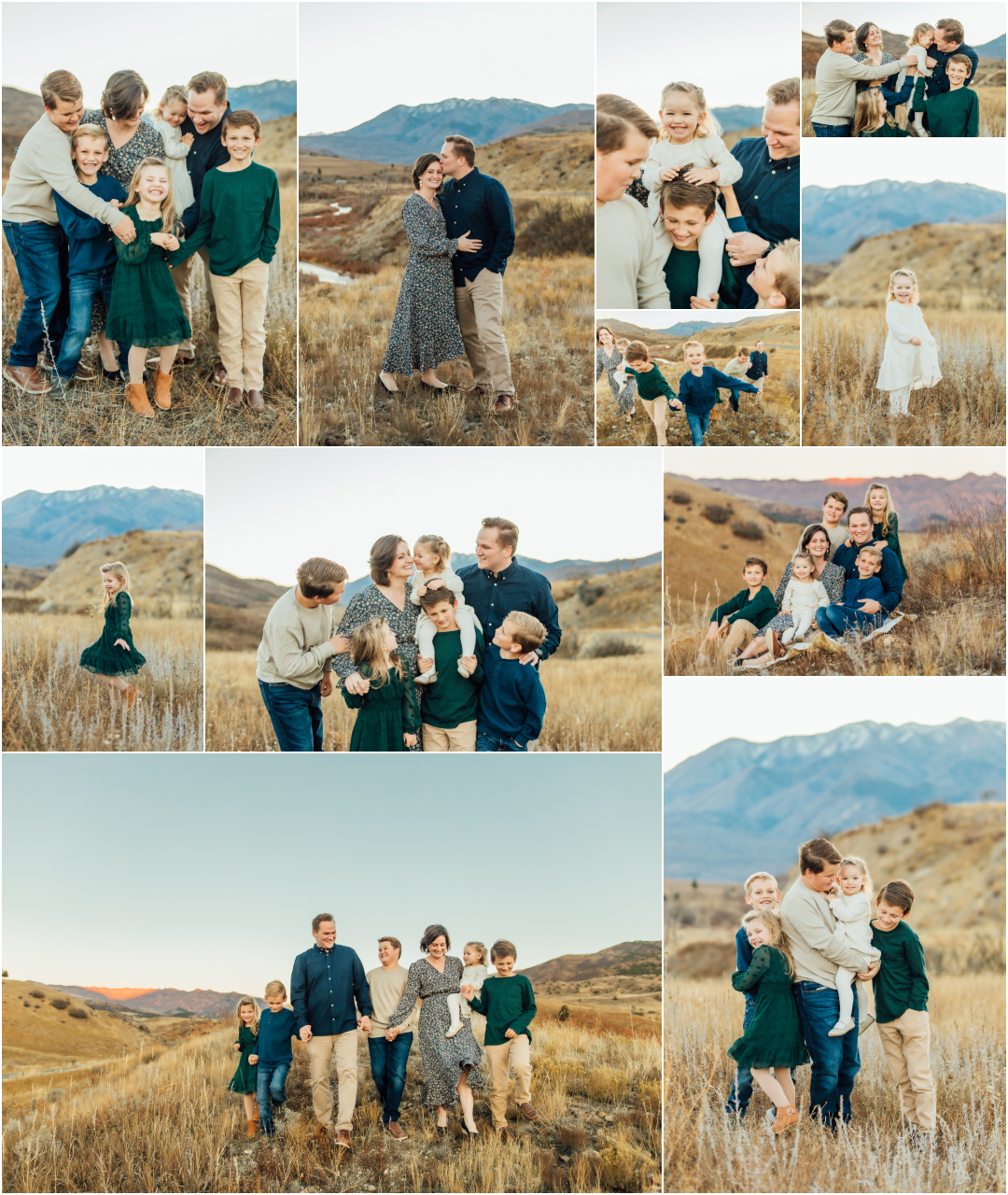 Late Fall Family Pictures - Spanish Fork Mini Family Photography
